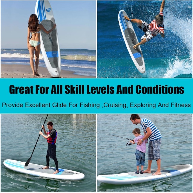 Goplus Costway Inflatable Stand Up Paddle Board (7-Pack) in the Stand ...