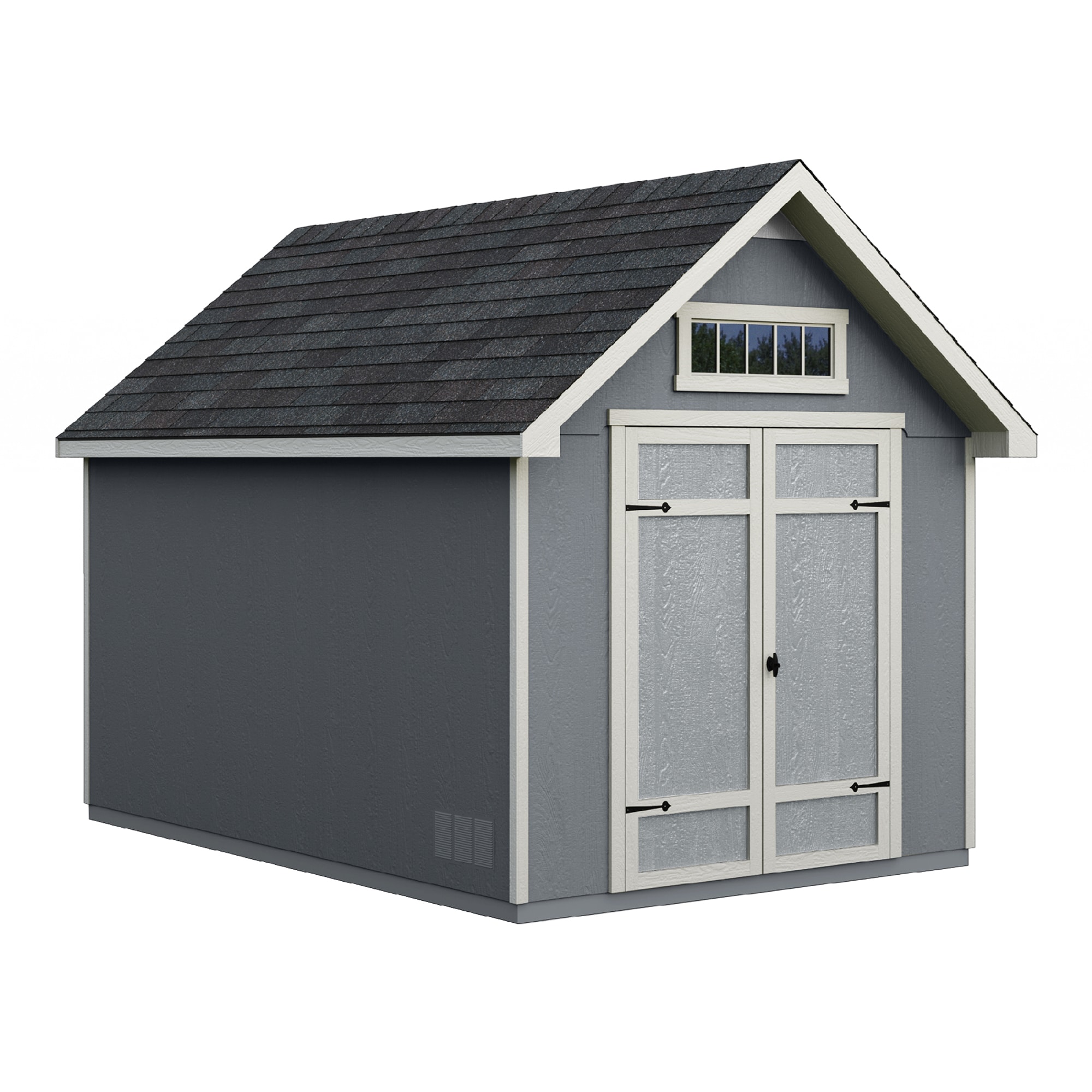 Heartland 195808 Rockport 8-ft x 12-ft Gable Style Wood Outdoor Storage Shed with 1 Windows 1 Doors
