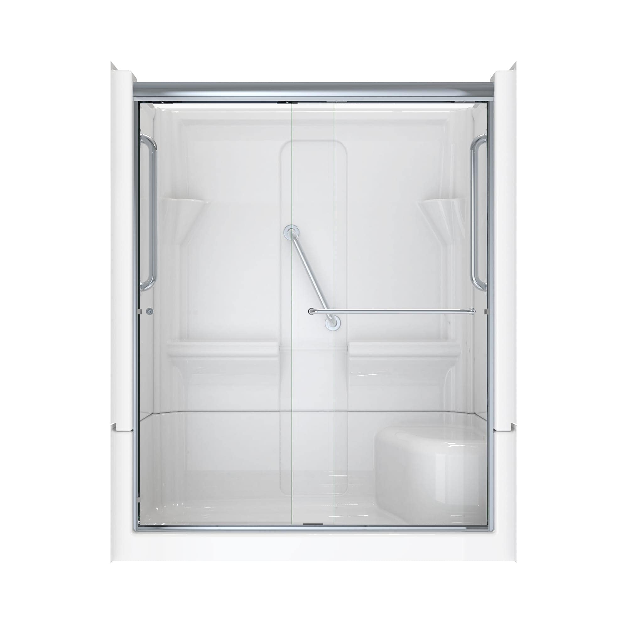 Laurel Mountain 6030SH1S4PSRWC1 Alcove-Shower-Kit - View #2