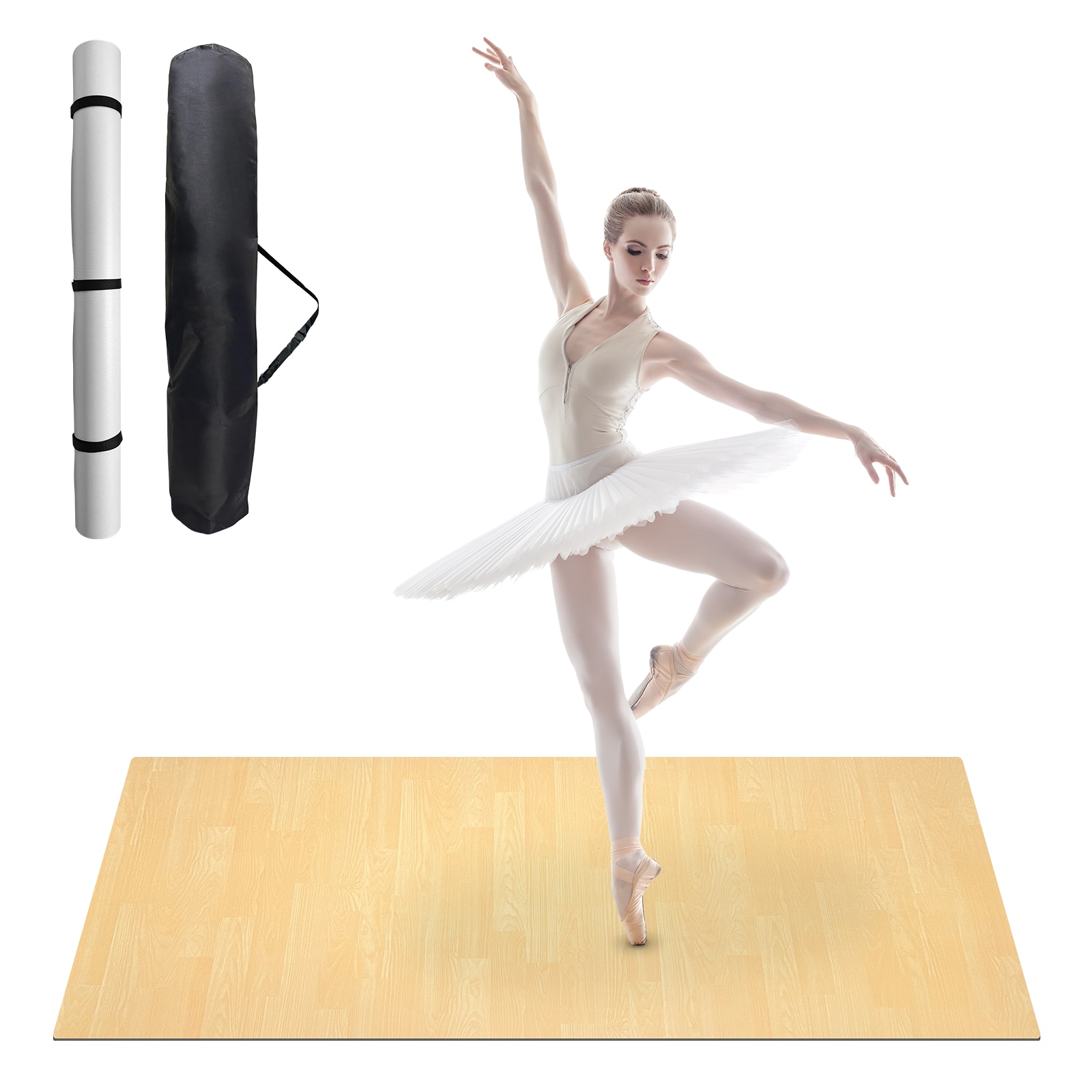 IdealHouse High quality Non Slip Dance Floor Mat 6x4 ft 5mm Thick