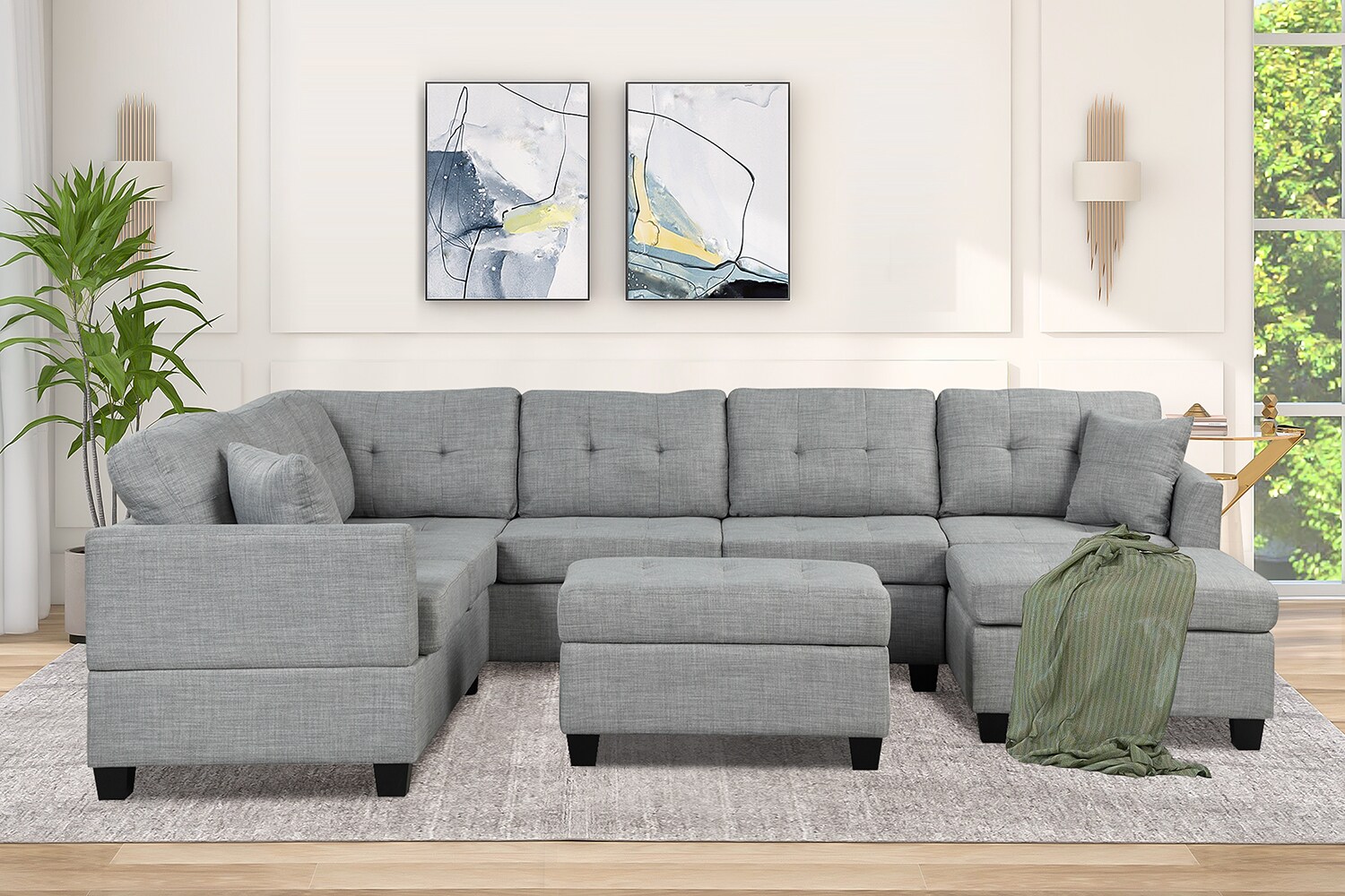 SINOFURN SYA370147GY Sofas-Loveseats - View #9
