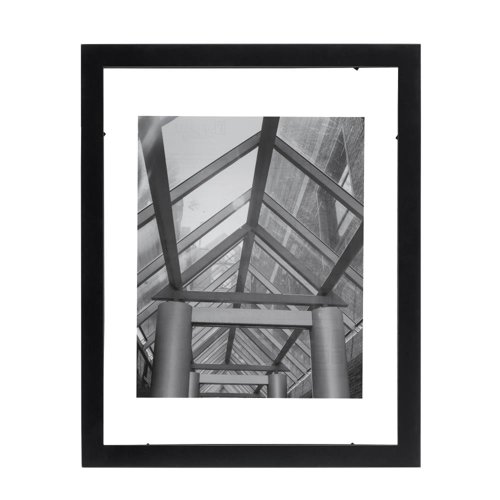 Set of 6 Poster Frames Modern White 30x40 cm with mounts / MDF
