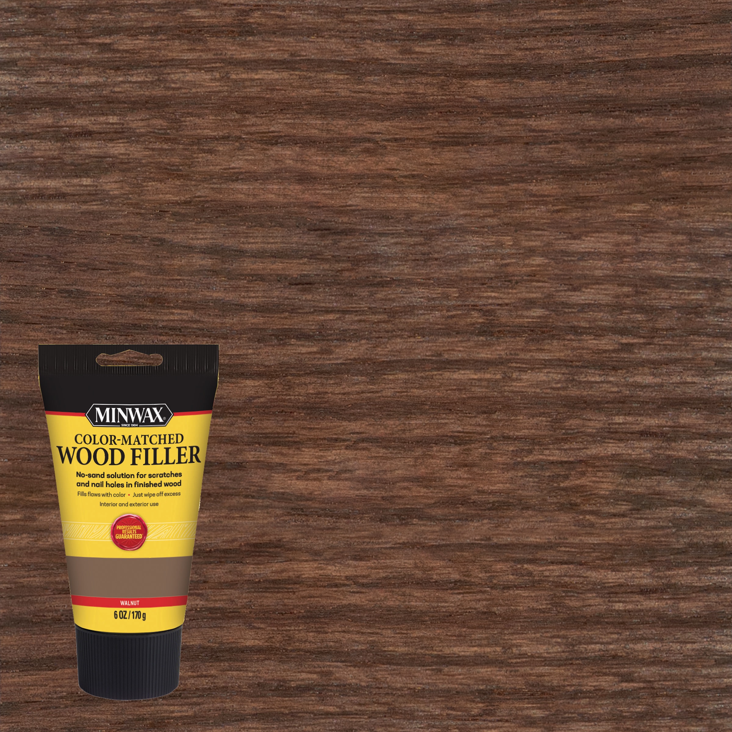Minwax Color-Matched 6-oz Walnut Wood Filler in the Wood Filler