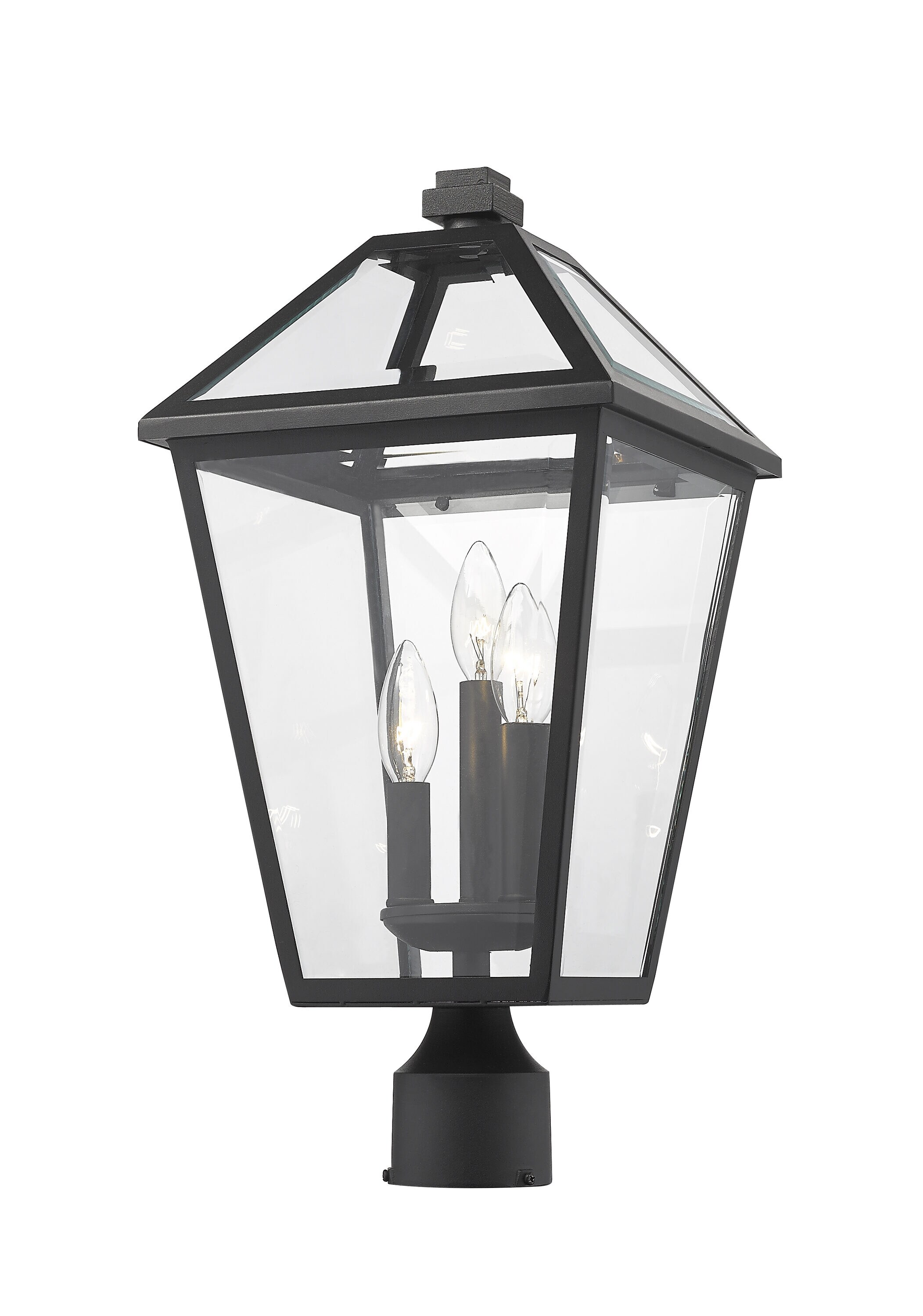Z-Lite 579PHBR-BK Post-Lights - View #5