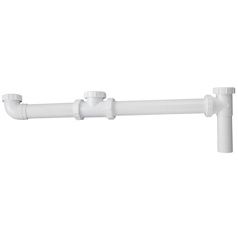 Keeney 122W Slip Joint/direct Connect Waste End Outlet 16" White for sale online 