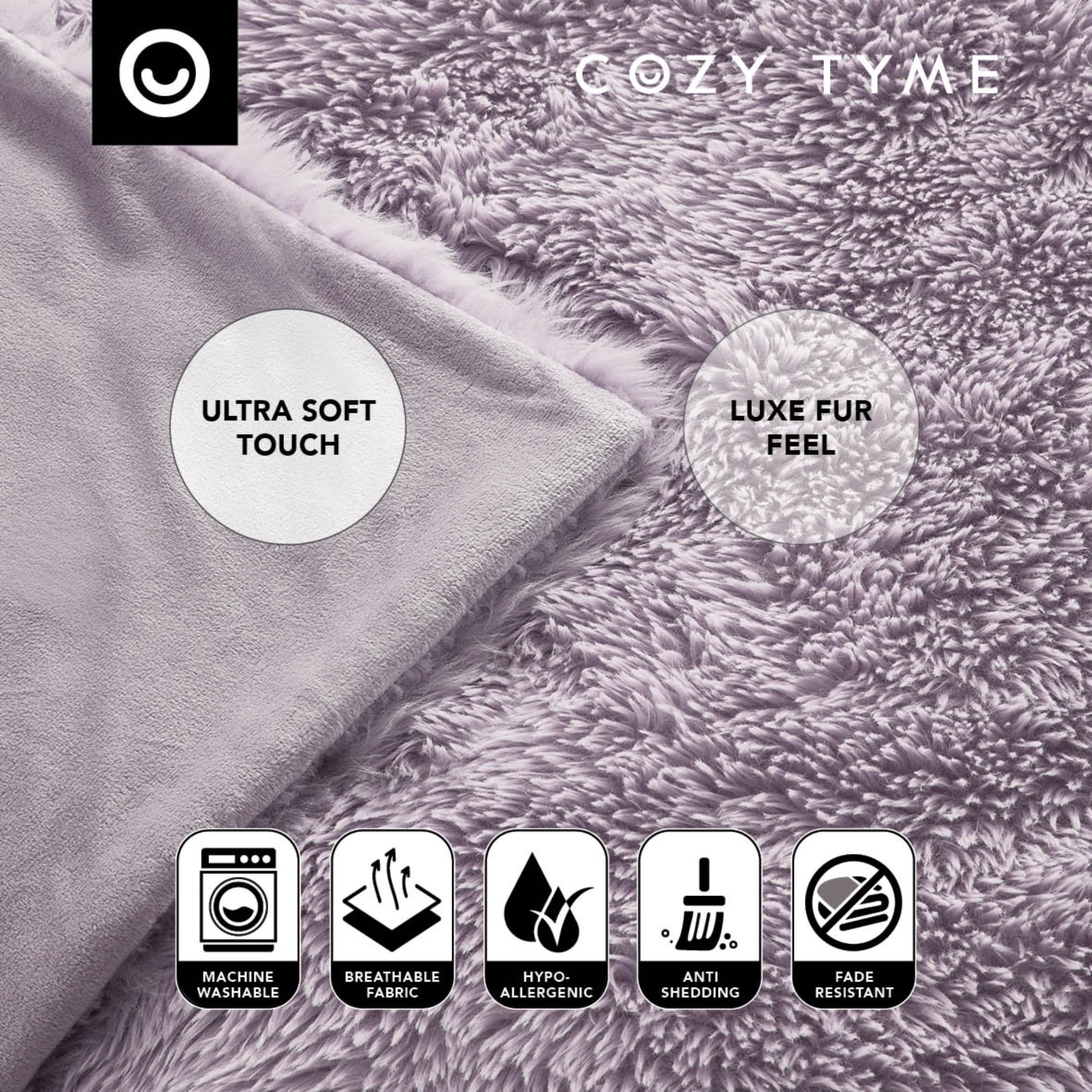 Cozy Tyme T180-04PLC-LS Blankets-And-Throws - View #5
