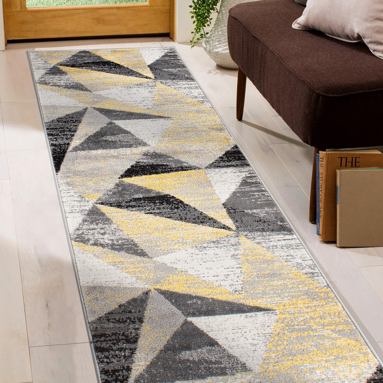 World Rug Gallery 384YELLOW2X7 rugs - View #2