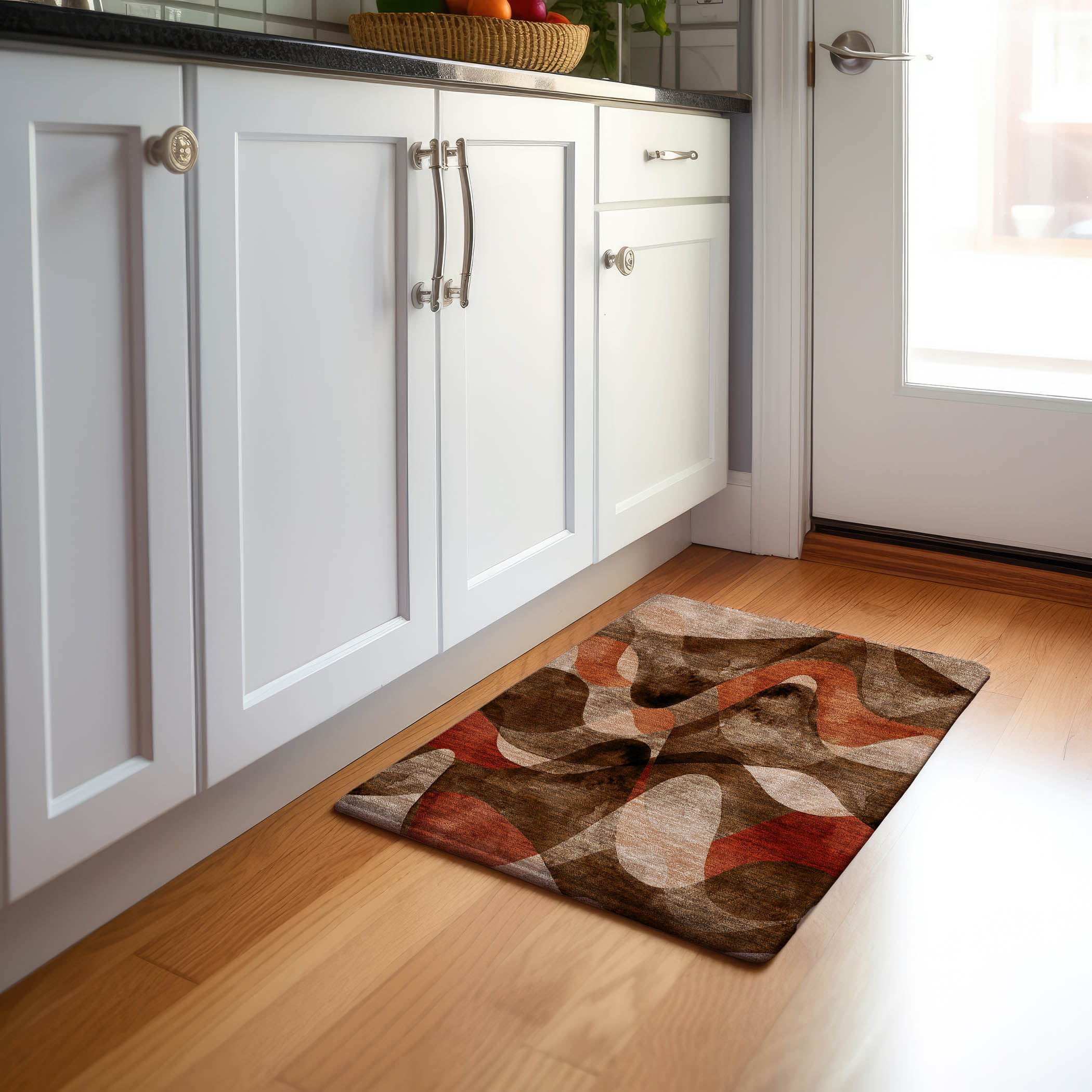 Addison Rugs AMF531LM30X46 Mayfield AMF531LM 2 x 3 (ft) Loomed Polyester Lime Rectangular Indoor Geometric Machine washable Area rug