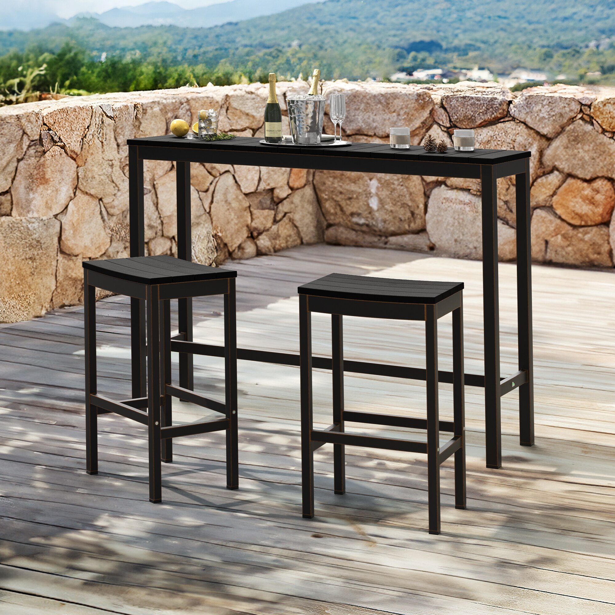 Lowes patio shop bar set