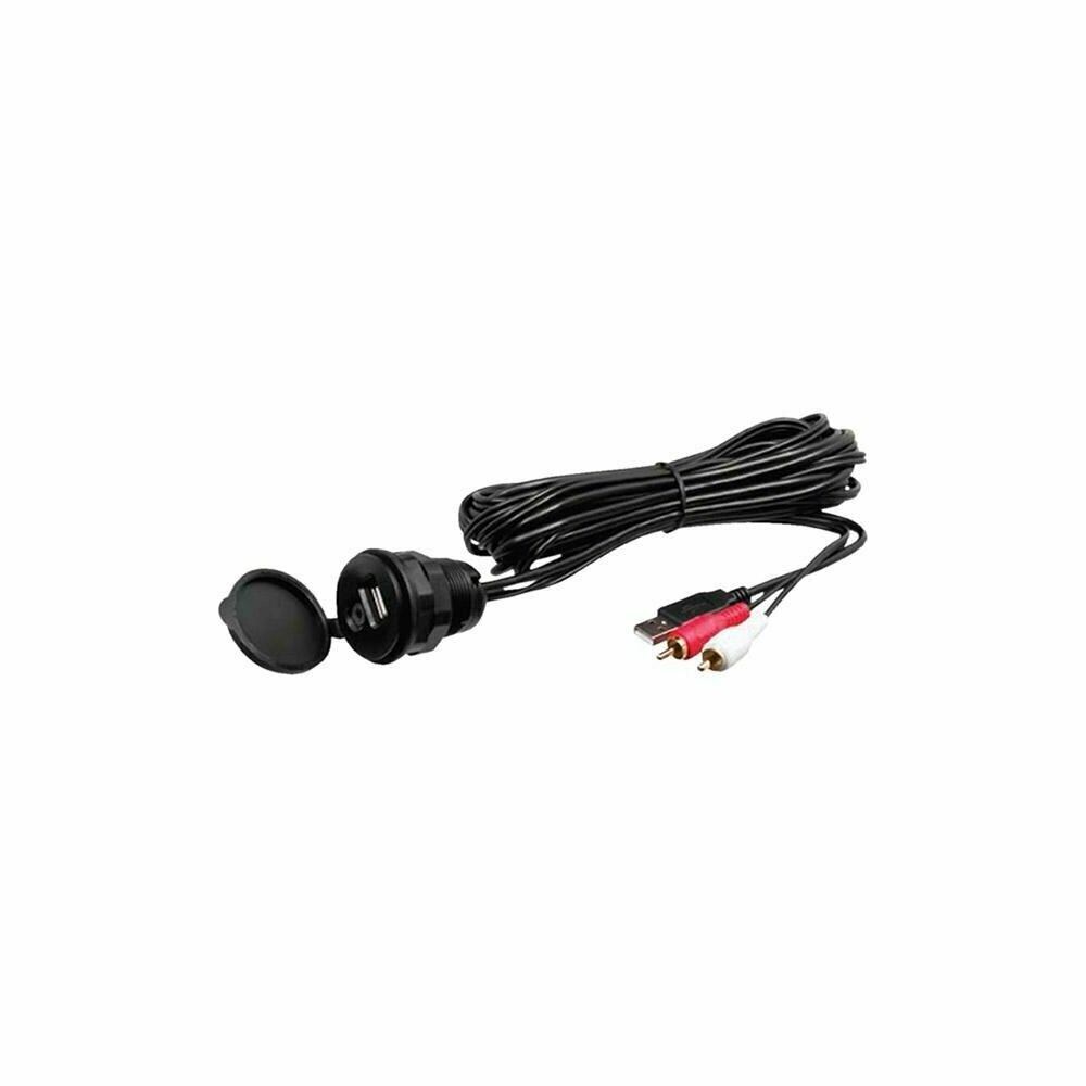 Evolve ZX9DBVQ9608 Universal Usb and 3.5 Mm Auxiliary Interface Mount and Cable