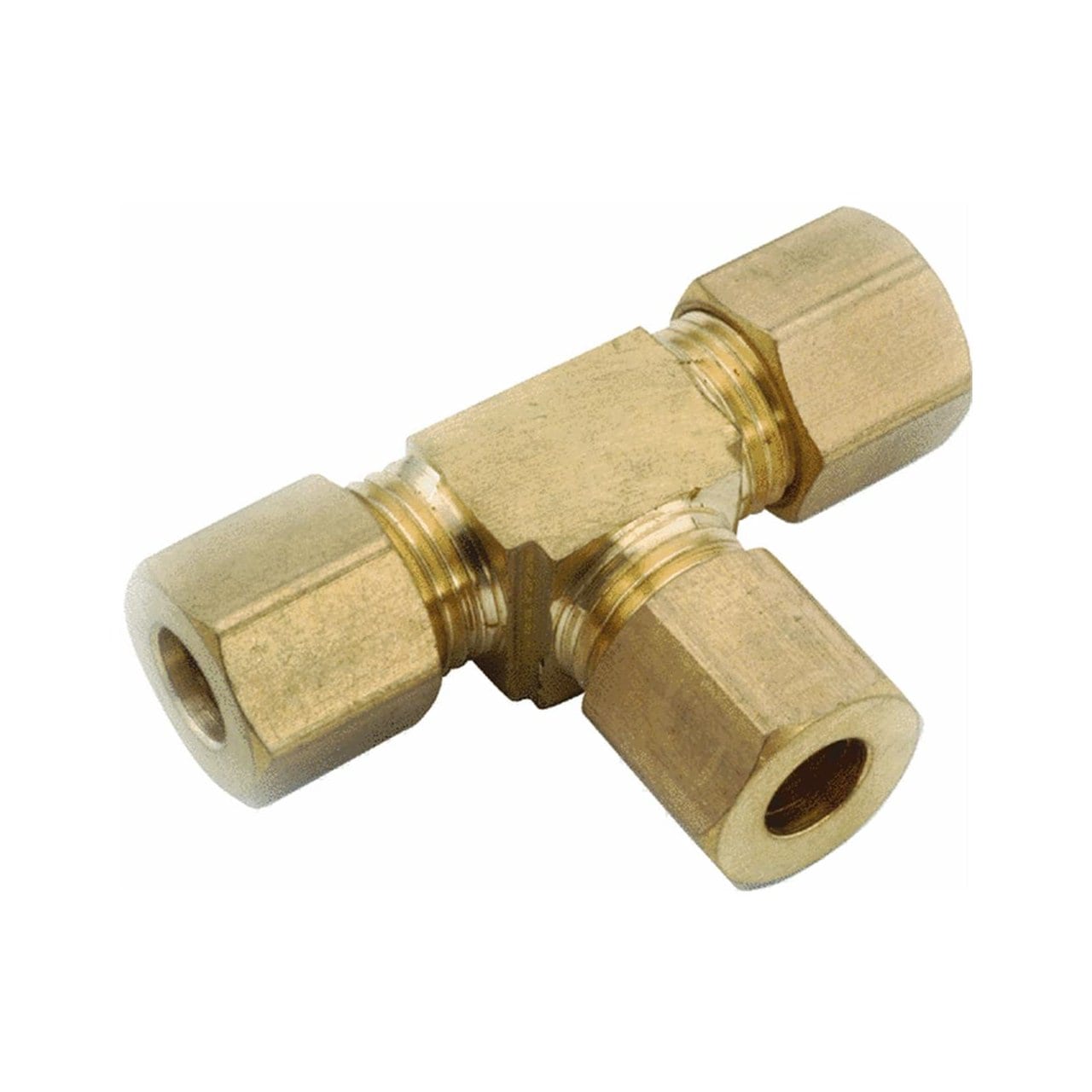Anderson Metals  750064-05 Lead-free 3-way Tube Union Tee 5/16 300 Psi (Pack of 5)