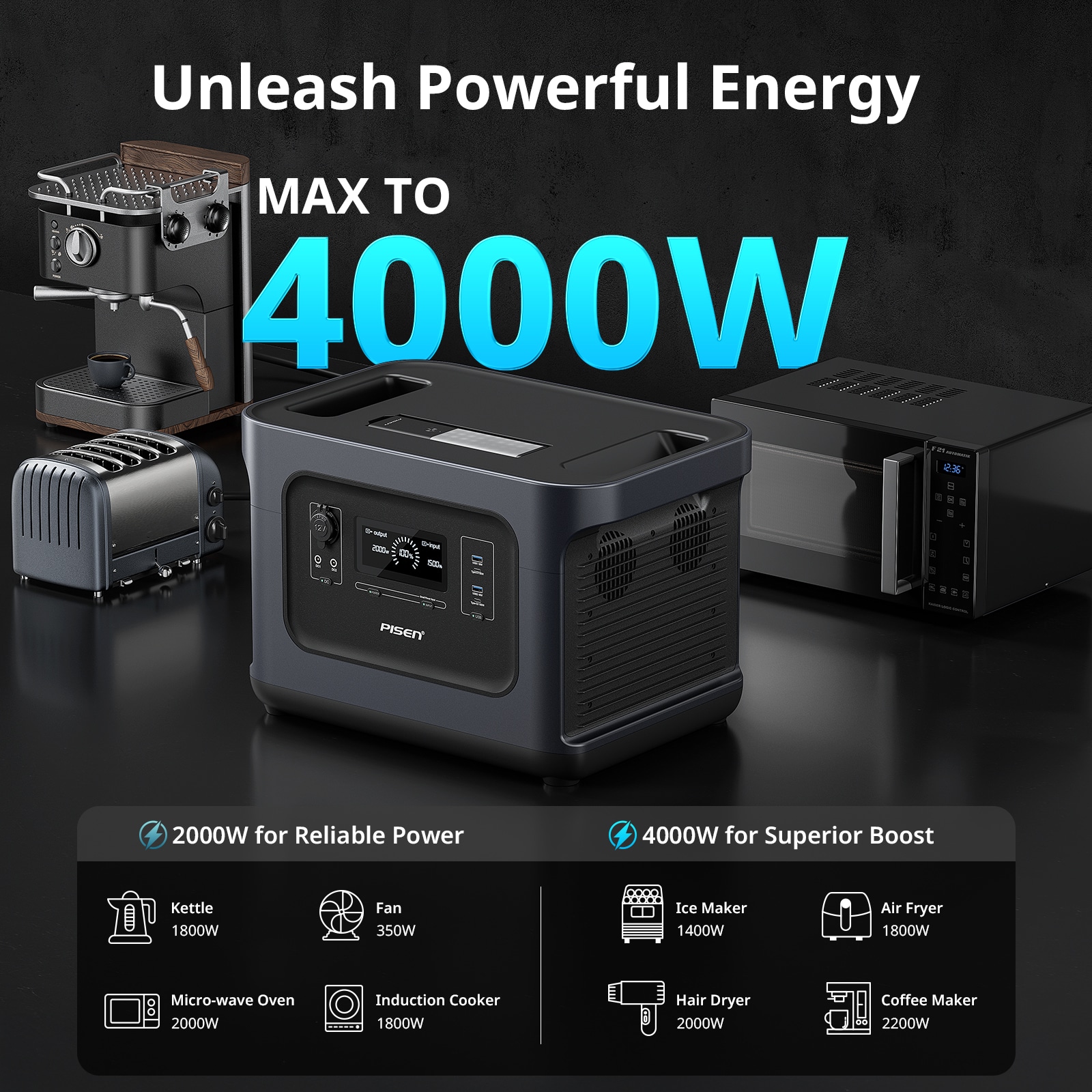 SimpleLUX 3A83GLPOWRSTN2000 Solar-Generators - View #3