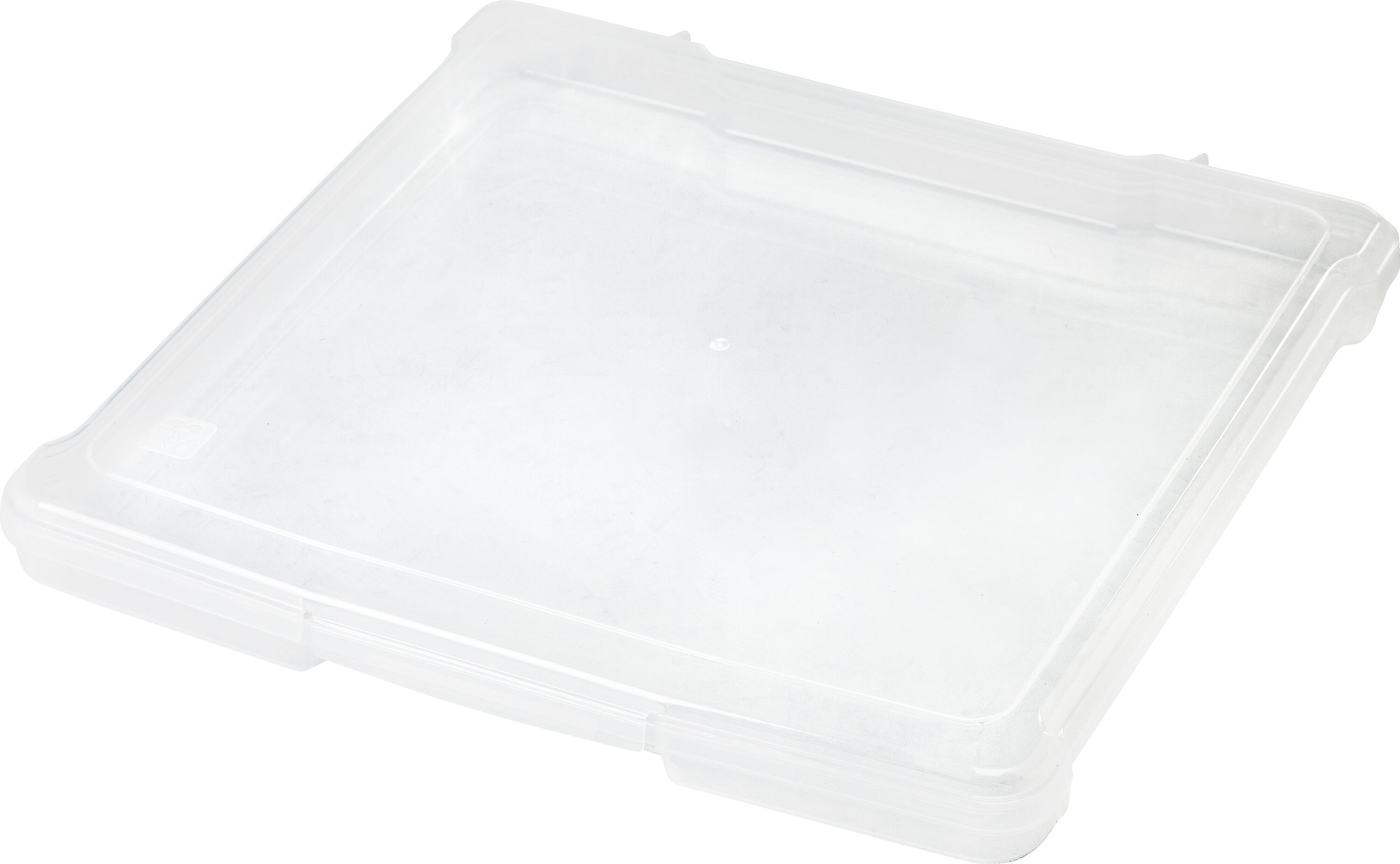IRIS 150634 Small 0.01-Gallon (0.01-Quart) Clear Tote with Hinged Lid