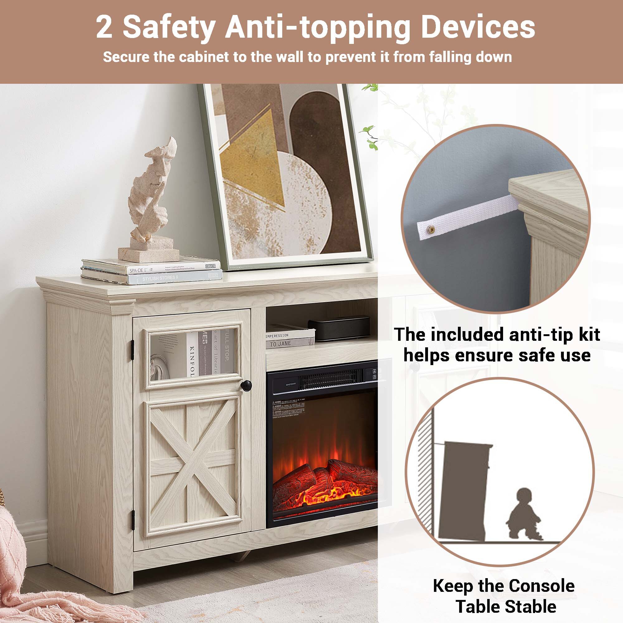 Fun Orange FUN25EF04 Electric-Fireplaces - View #7