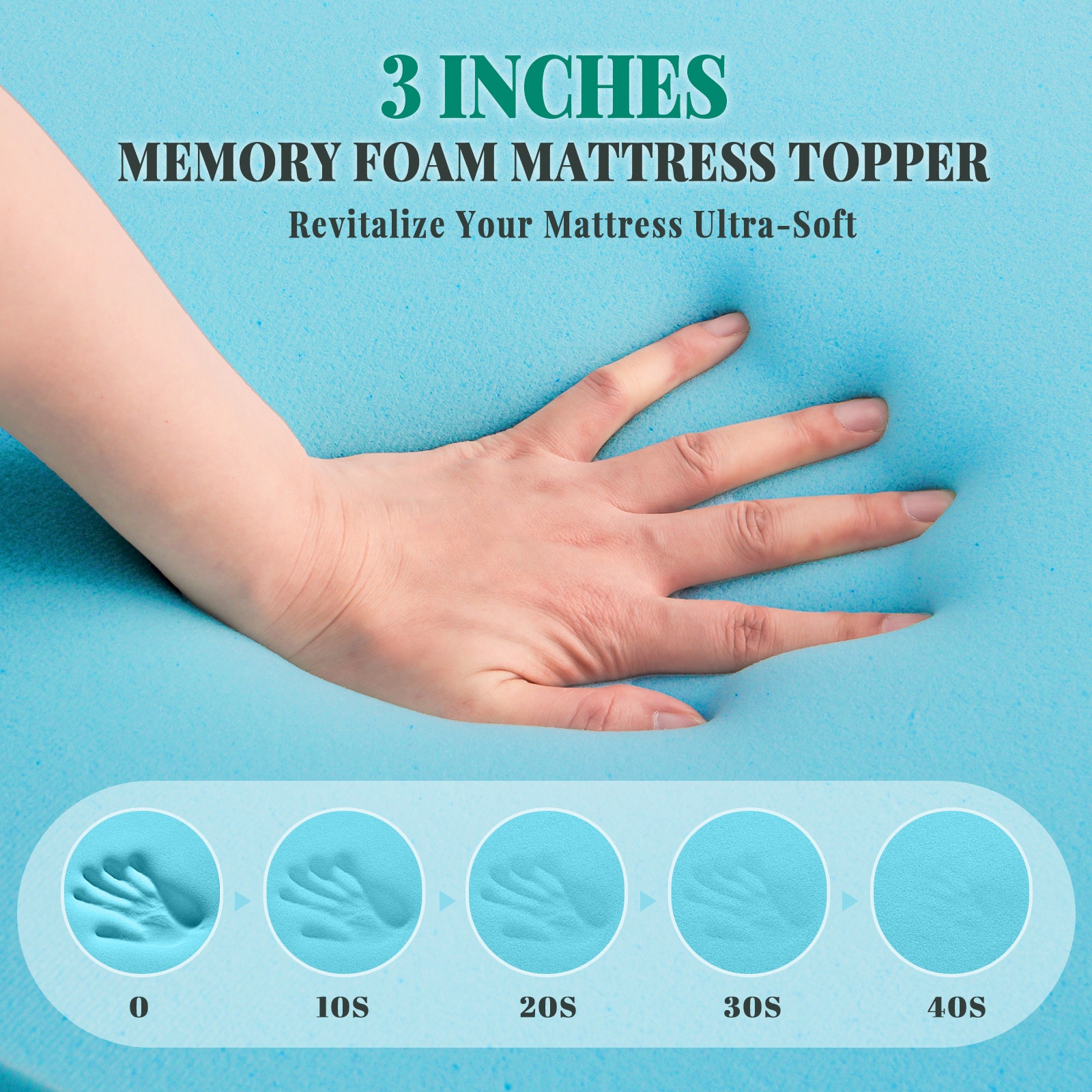 JEAREY JE-SDJH4-WH-Q Mattress-Covers - View #3