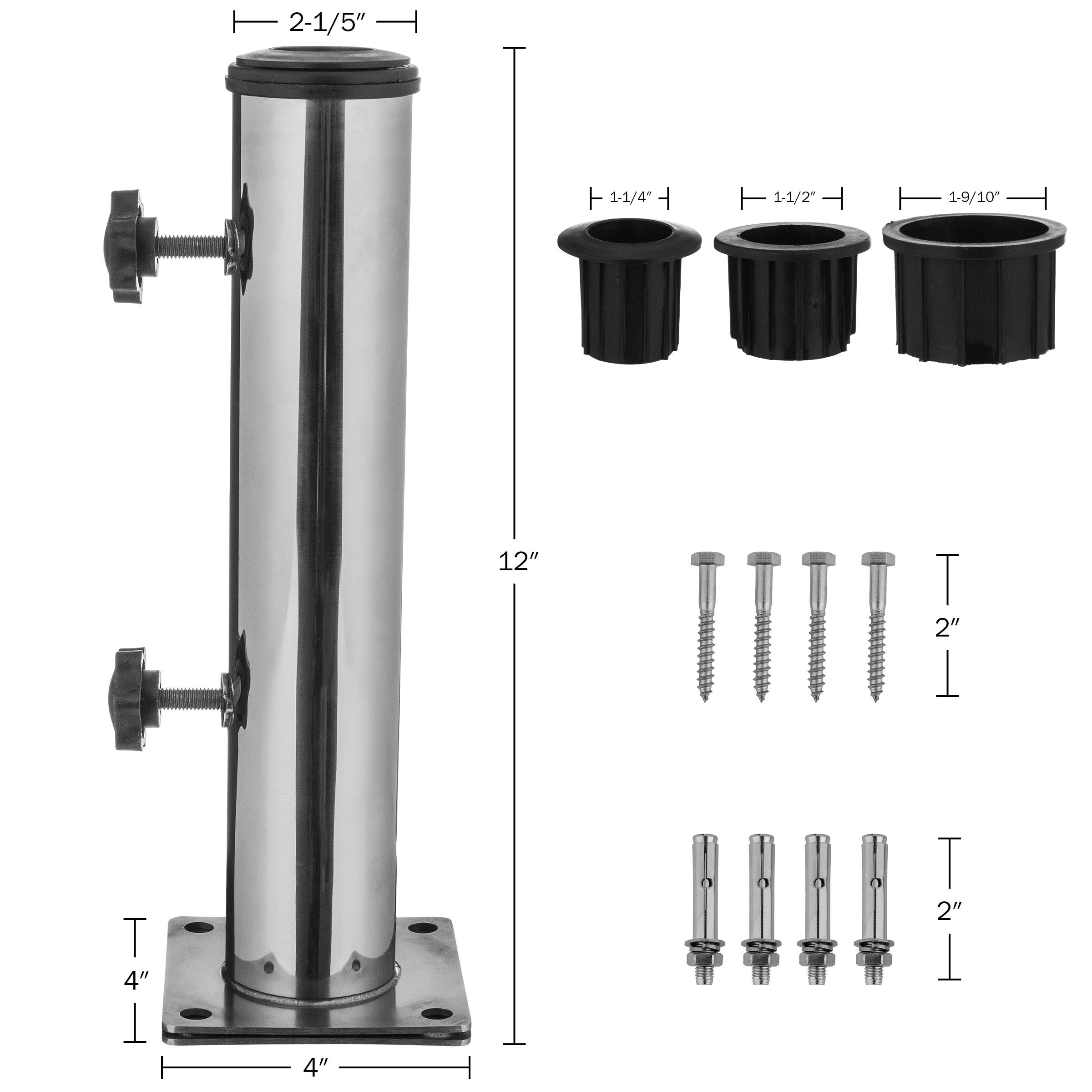 Pure Garden 50-LG1482 Umbrella-Bases - View #7