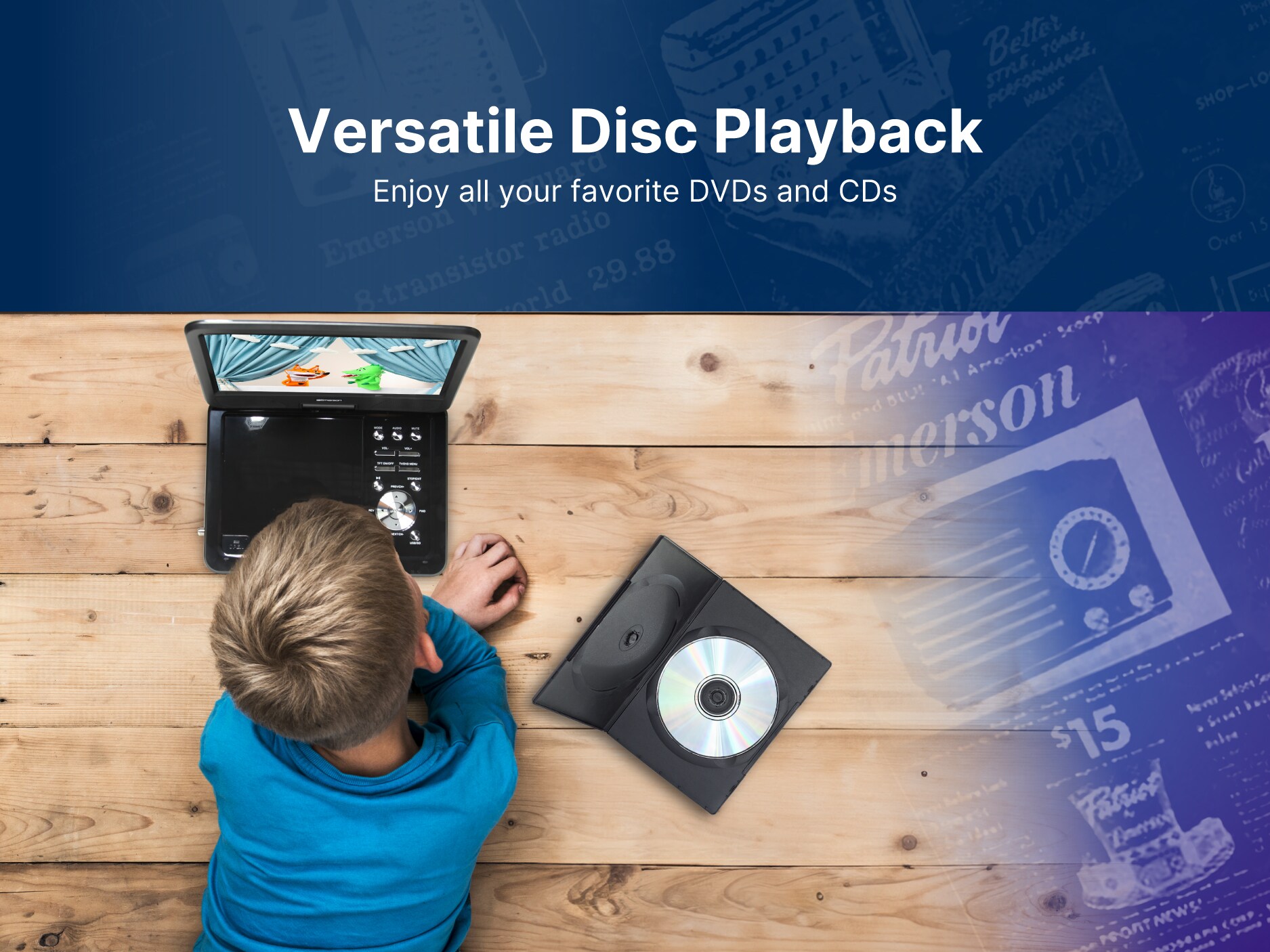 Emerson EPD-1050 Blu-Ray-Players - View #7