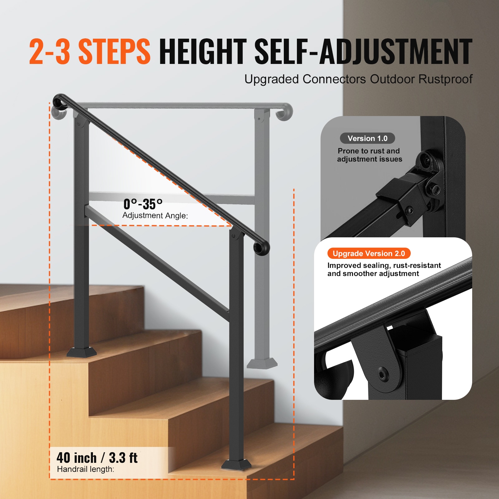VEVOR SCKDJSLZFSHS05987V0 railings - View #4