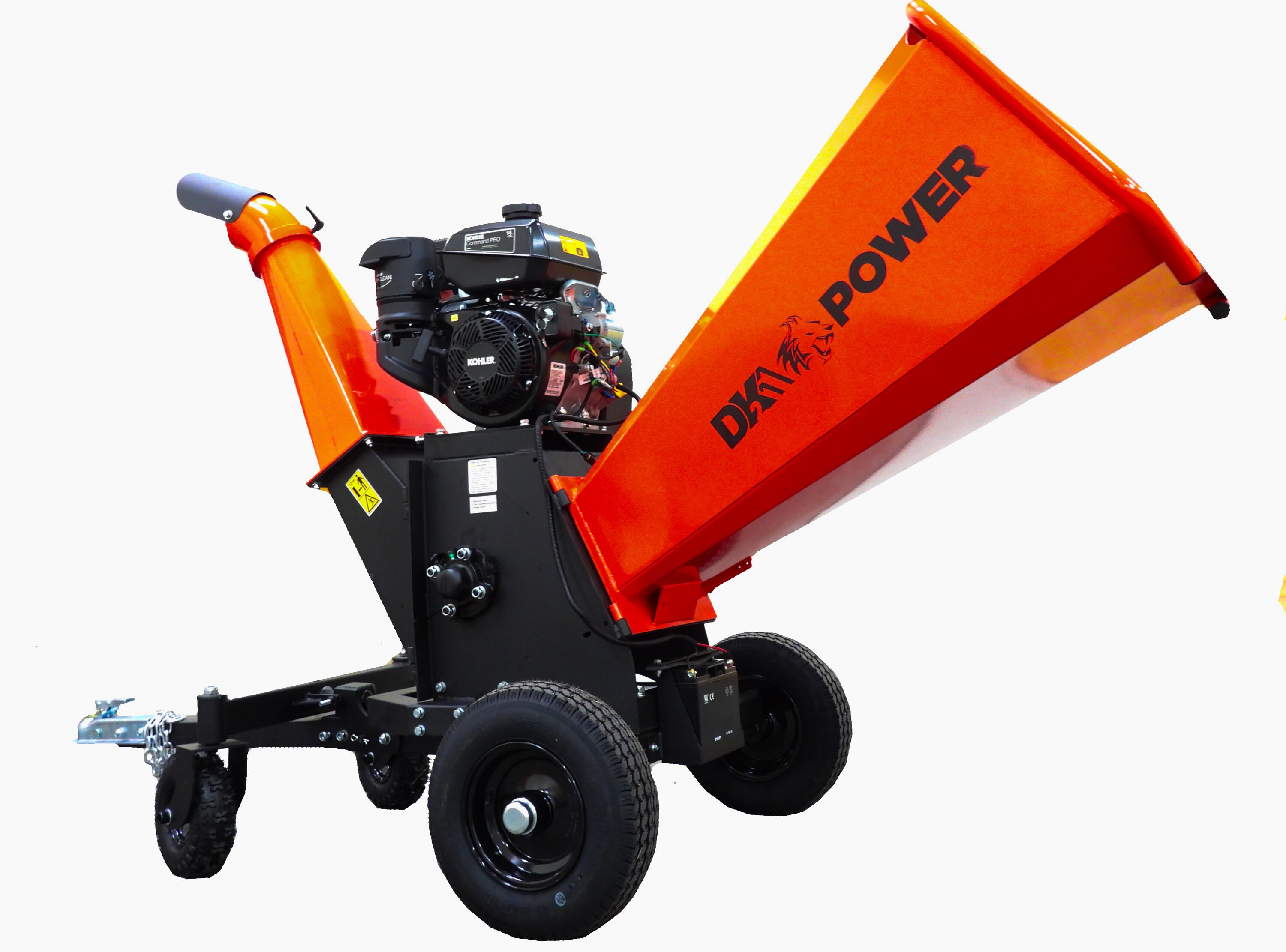 DK2 14-HP with Electric Start 14 Kohler Gas Wood Chipper, 6-in Maximum ...