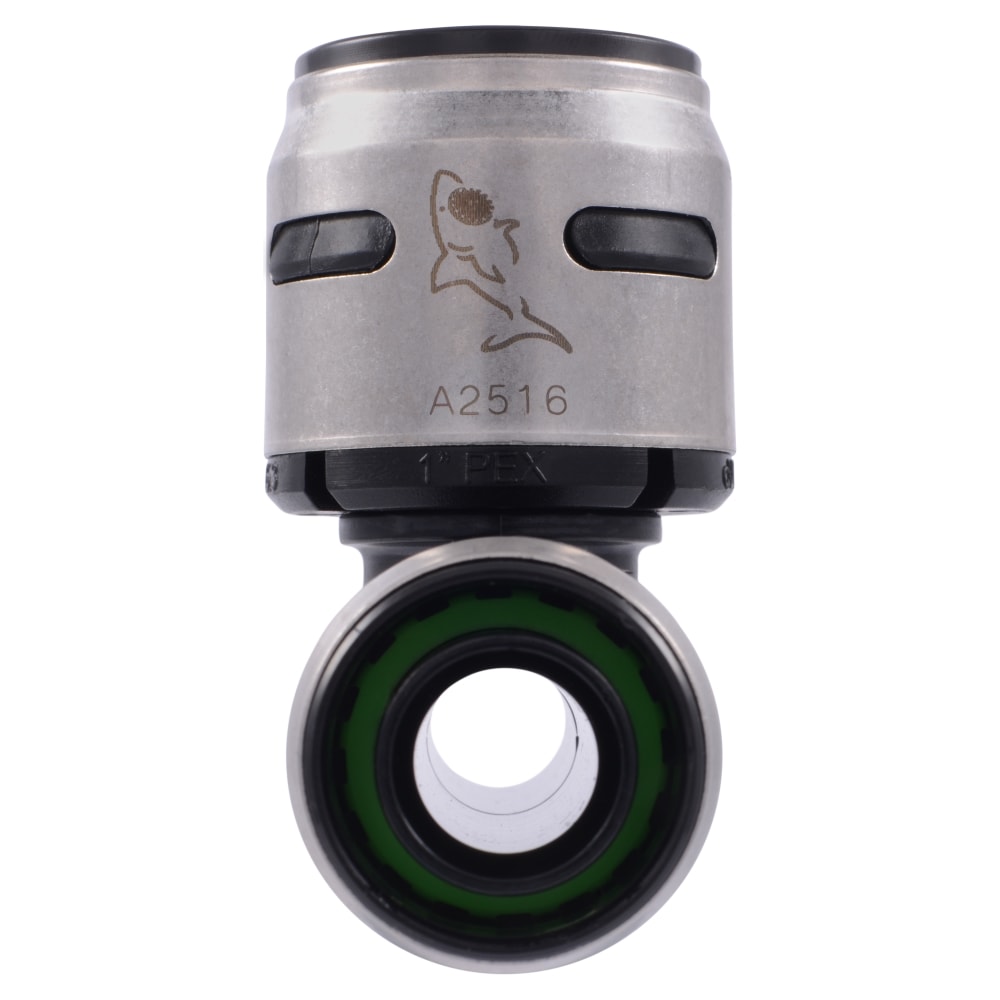 SharkBite EvoPEX 3/4-in x 3/4-in x 1-in Push-to-Connect Reducing Tee  (2-Pack) in the Push to Connect Fittings department at