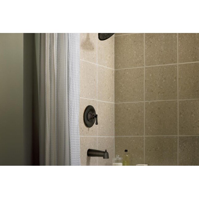 Ashville Single-Handle 1-Spray Tub and Shower Faucet with Valve in Mediterranean Bronze (Valve Included) Ashville Single-Handle 1-Spray Tub and Shower Faucet with Valve in Mediterranean Bronze (Valve Included)