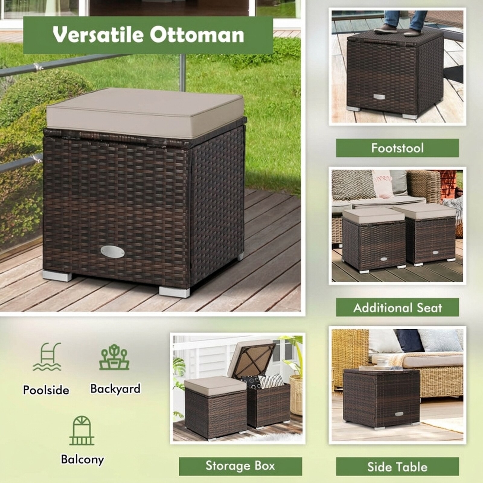 SUGIFT LW102SUGHY0718 Stools-Ottomans - View #4