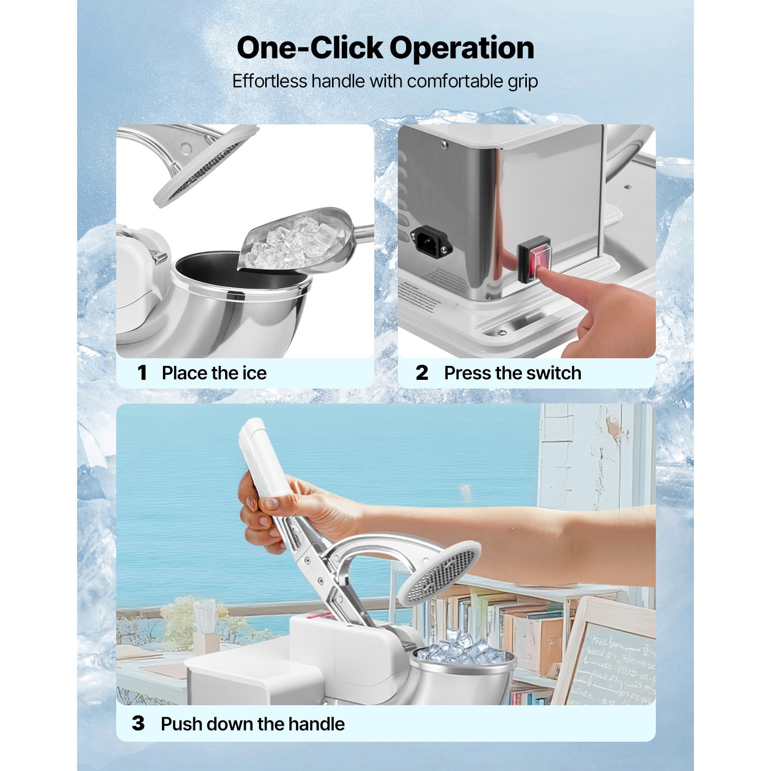VEVOR SBJDHKBS661LAWGVQV1 Frozen-Drink-Makers - View #7