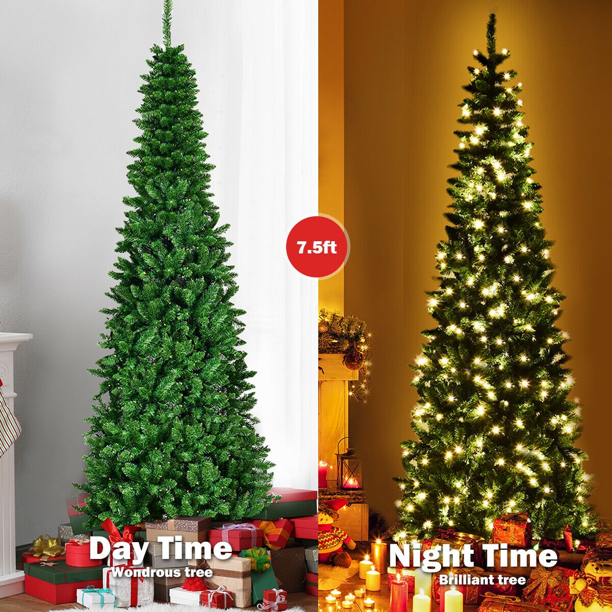 Forclover HYFASDCM12 Artificial-Christmas-Trees - View #5