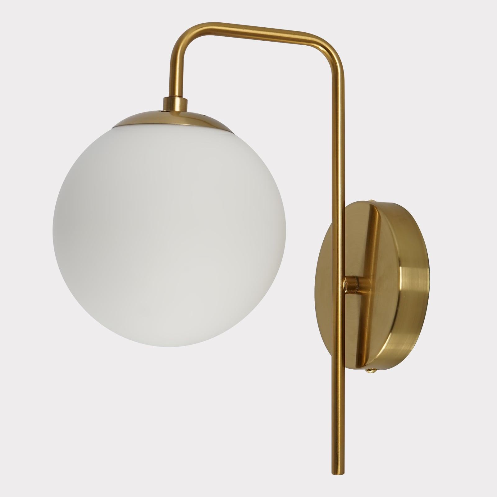 Z ZOSIMIO LIGHT LS30-W054 Globe Wall Sconce 5.9-in W 1 -Light Gold Vintage Wall Sconce