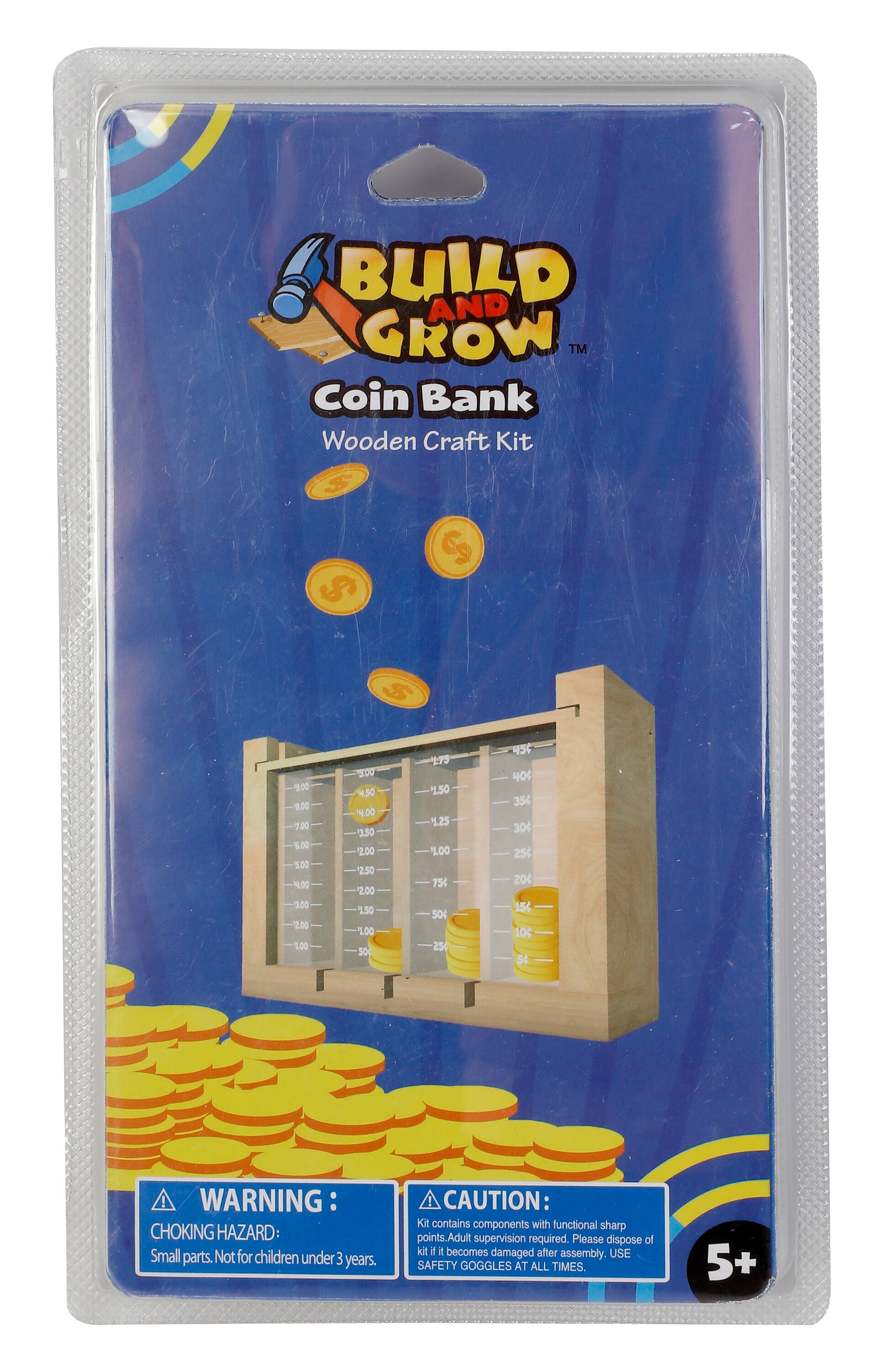 Build and Grow 62582 Coin Bank Kid's Project Kit