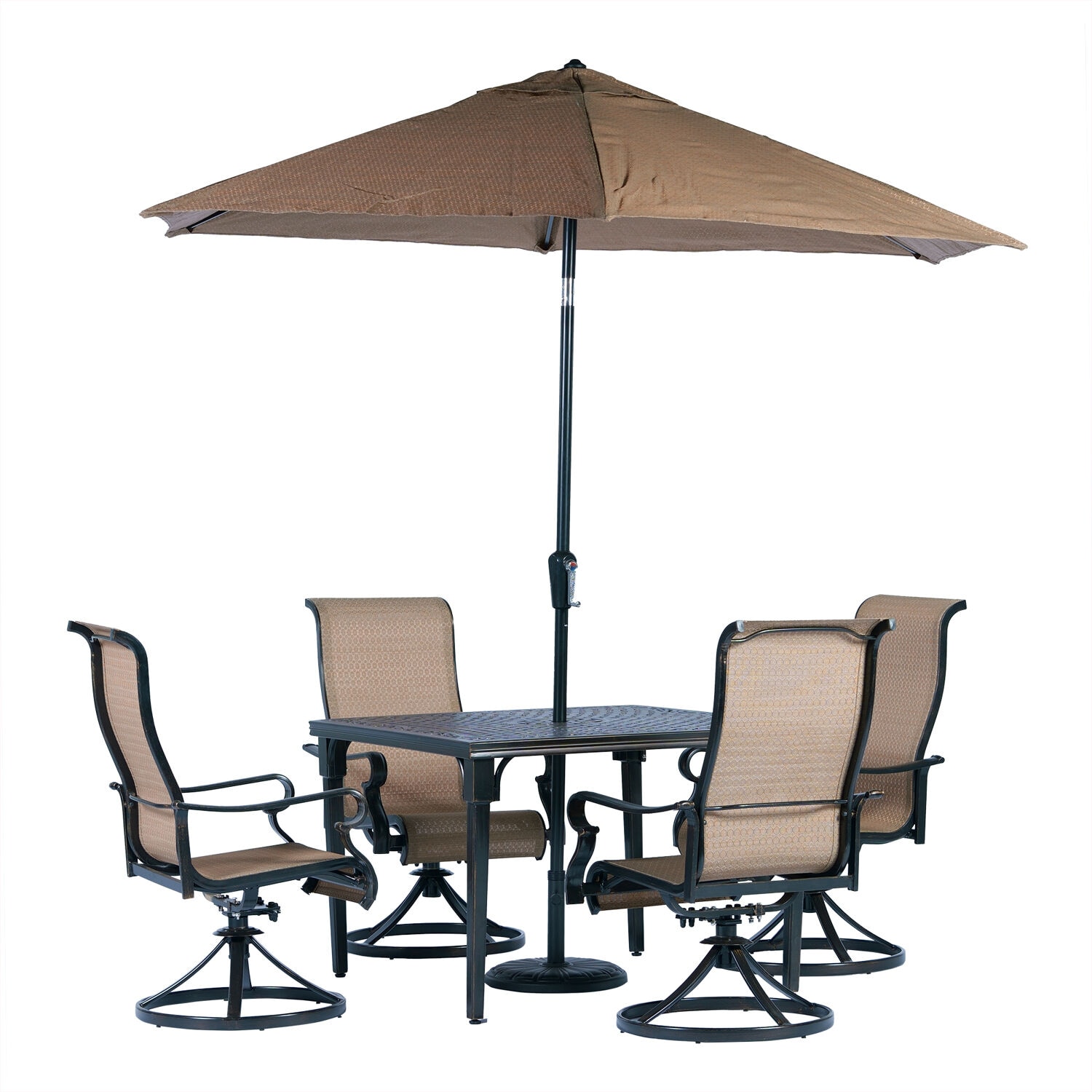 Hanover BRIGDN5PCSWSQ-SU Patio-Dining-Sets - View #2