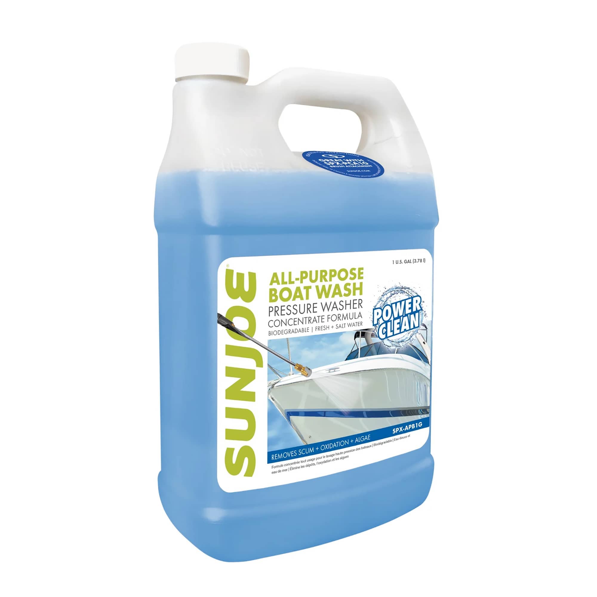 Sun Joe 416437 SPX-APBW1G All Purpose Boat Wash Pressure Washer Cleaner Concentrate