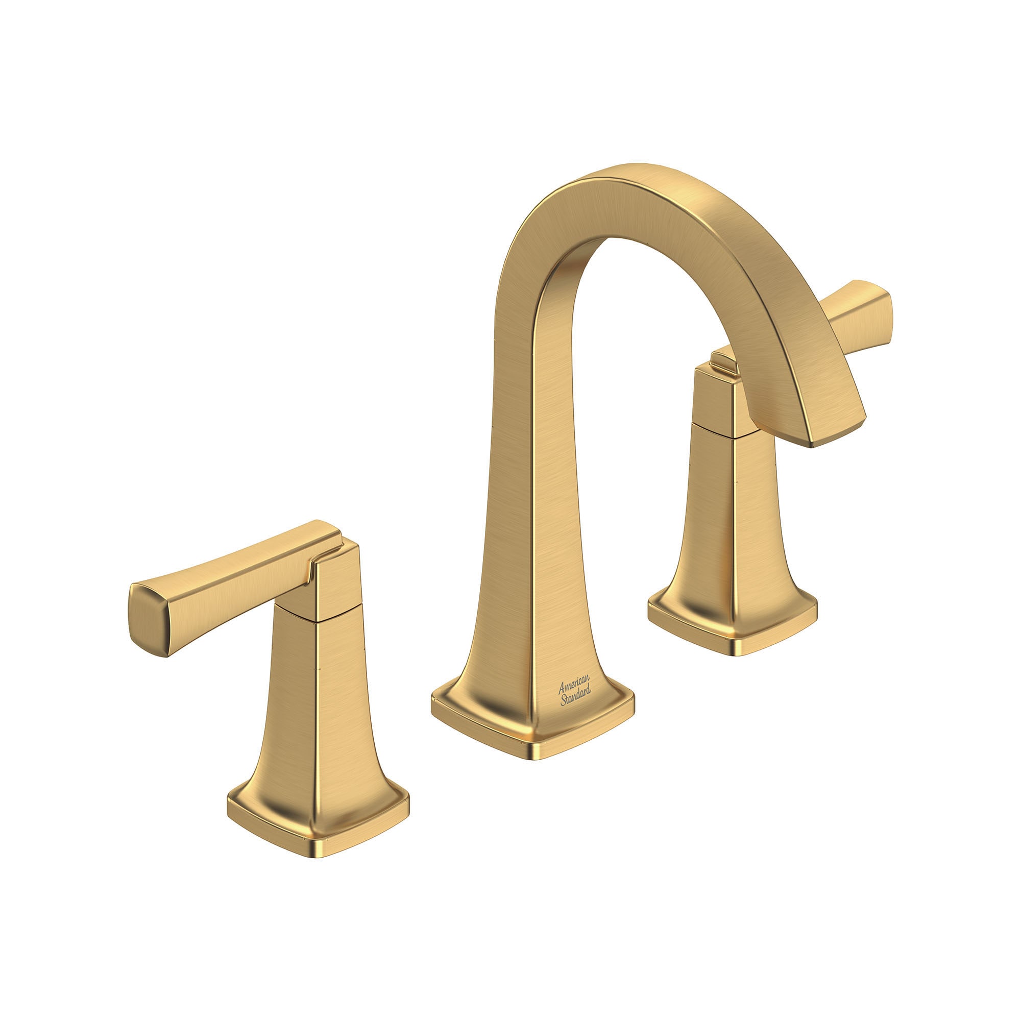 American Standard 7353801.GN0 Townsend Brushed Cool Sunrise 2-hole 2-handle High-arc Residential Handle Bathroom Sink Faucet