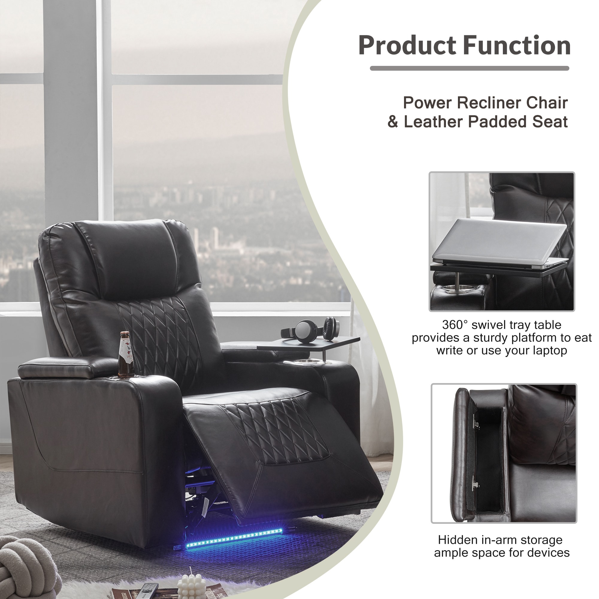 Cooliving LPP038535BAA recliners - View #14
