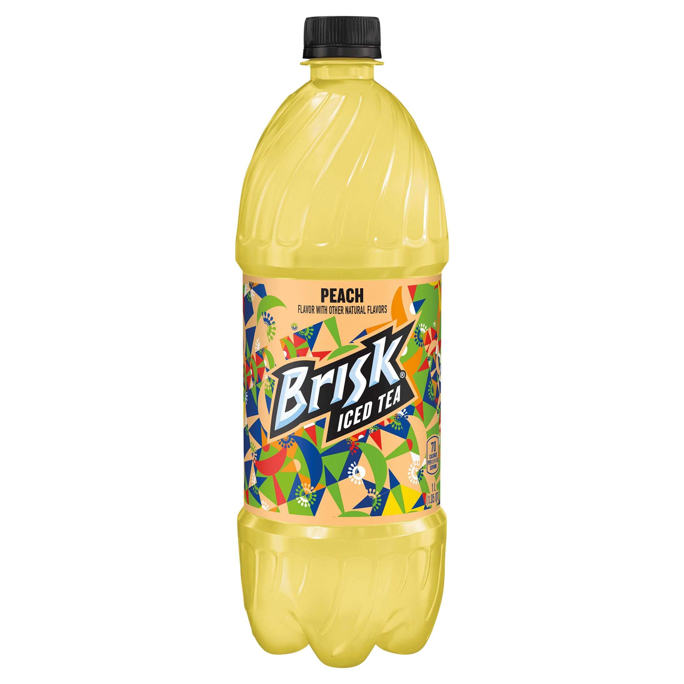 Brisk Juicy Peach Soft Drink - 1 Liter Bottle in the Soft Drinks department  at