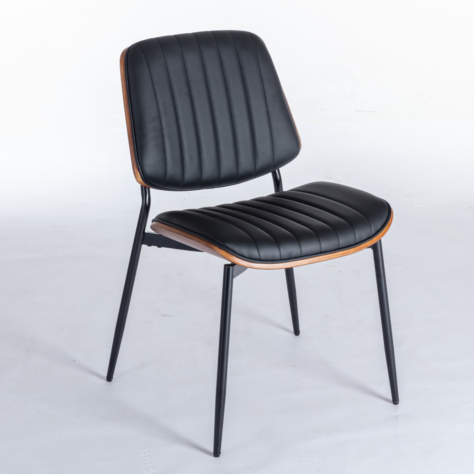 Hrinhom HC-N7016-BLACK PU Dining-Chairs - View #4