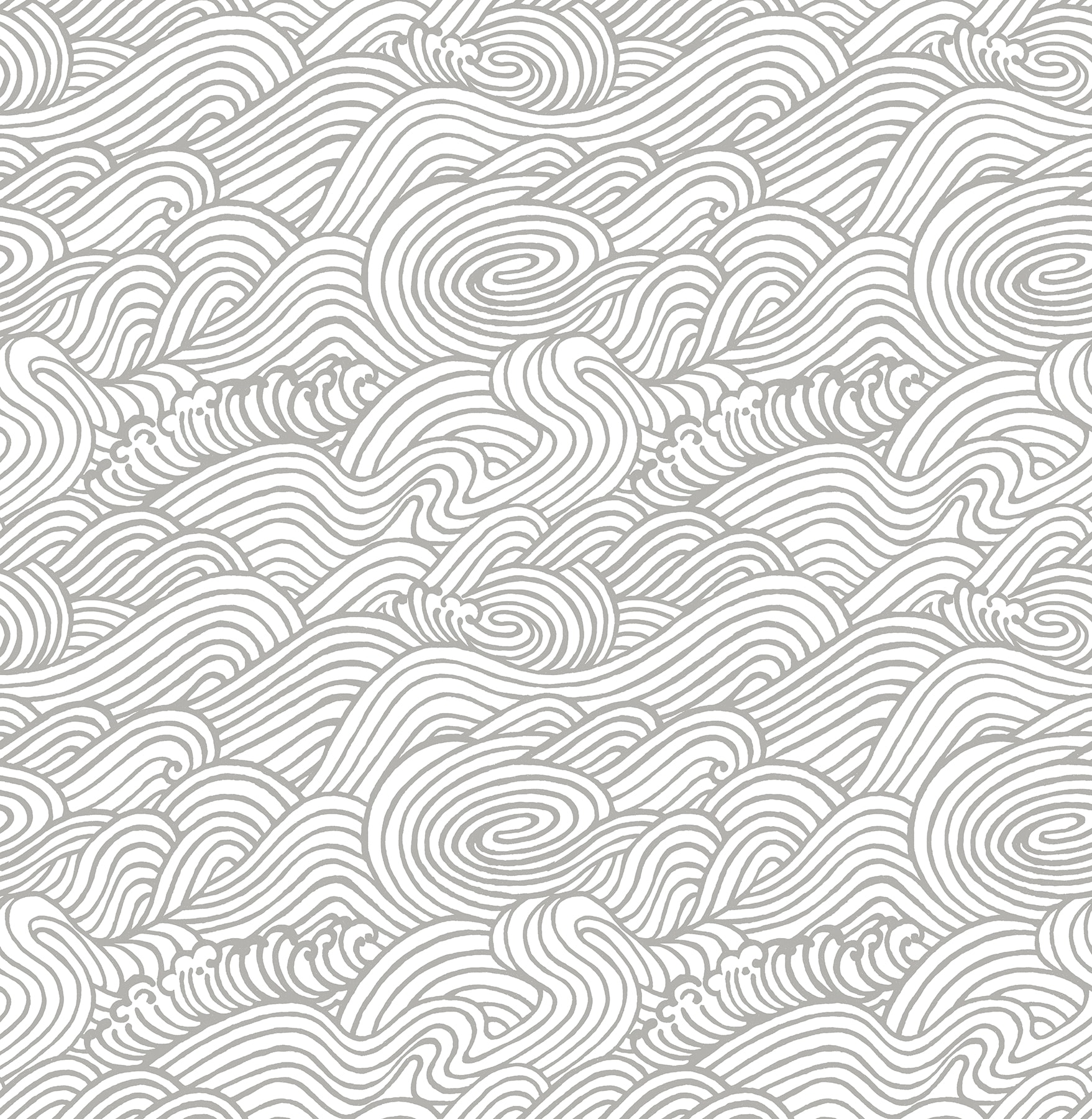 Castle & Crane 2744-24131 Solstice 56.38-Sq. Feet Grey Non-woven Novelty Unpasted Wallpaper