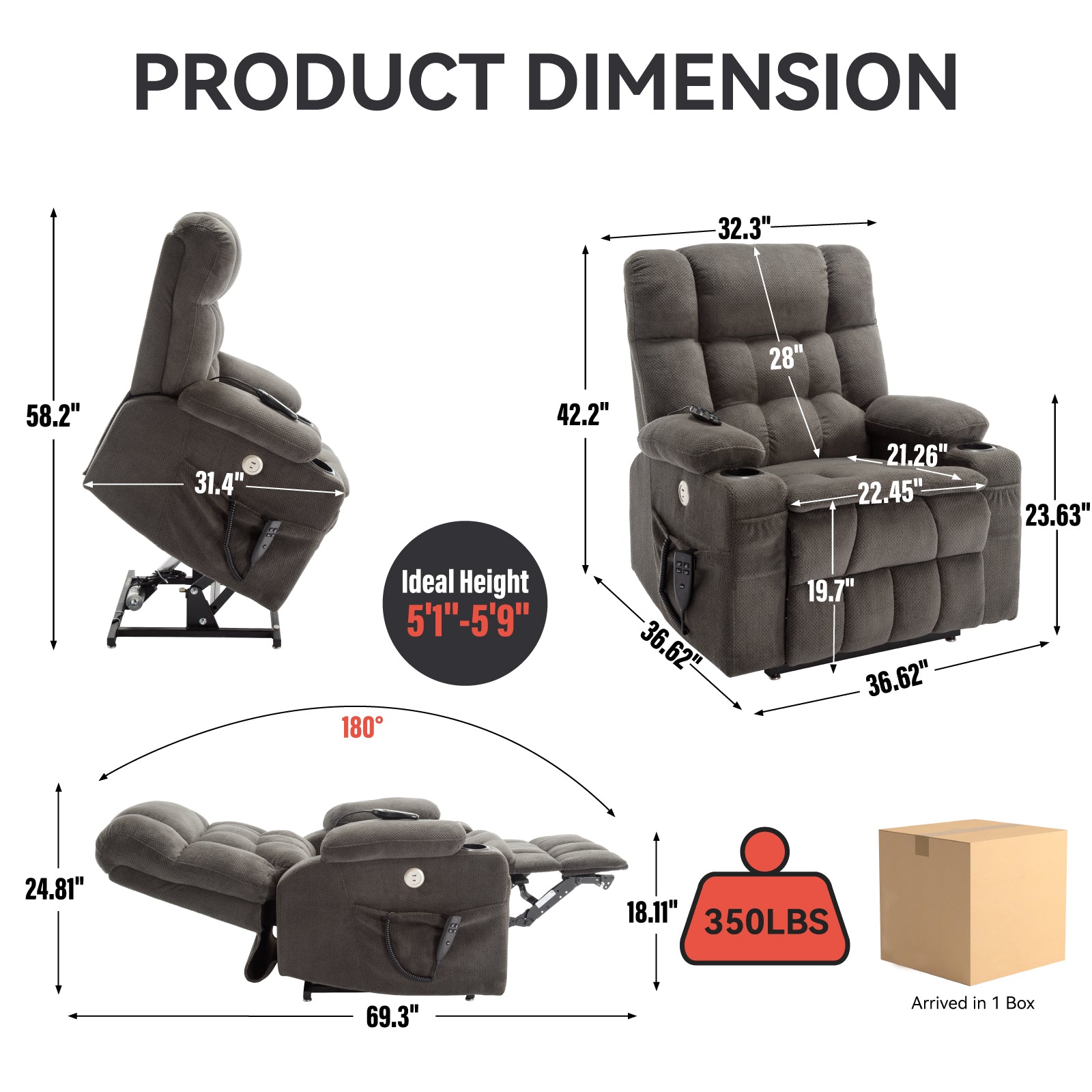 Boyel Living BL-CM16983 recliners - View #3
