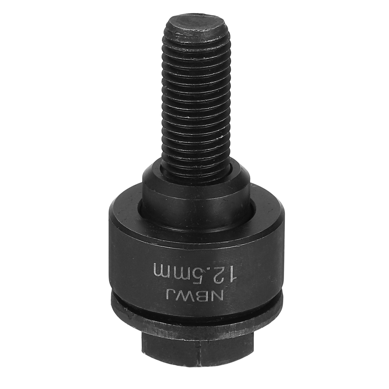 Harfington Sheet Metal Punch Hole Punch 12.5mm Bearing Steel Precise Cutting Manual Knockout Kit with External Hex Shank for Metal Steel Plate Sink Stainless Steel Black #S26050800UX2552