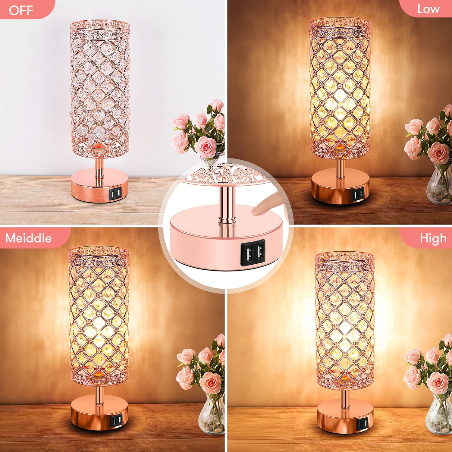 Nordic Hygge DPT-KN-T0439-CO-27-2 Table-Lamps - View #3