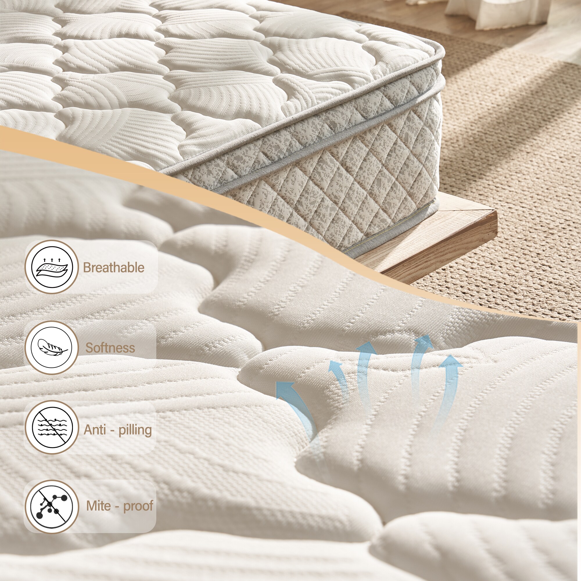 LUXEYARD DS-R-2P338220 Mattresses-Boxsprings - View #2