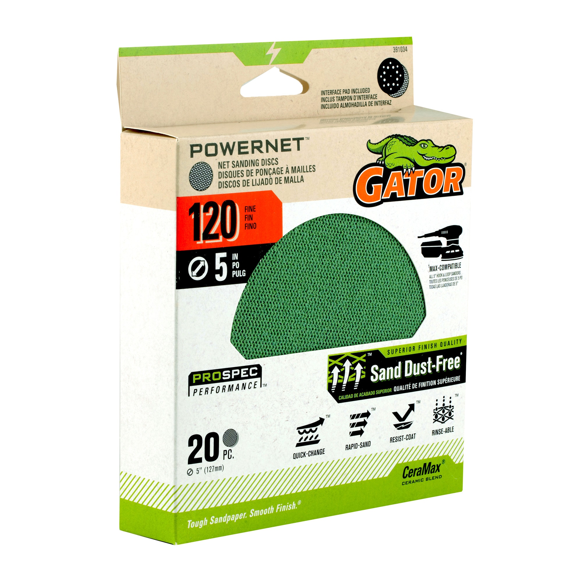 Gator 391034 Pt-Sandpaper - View #6