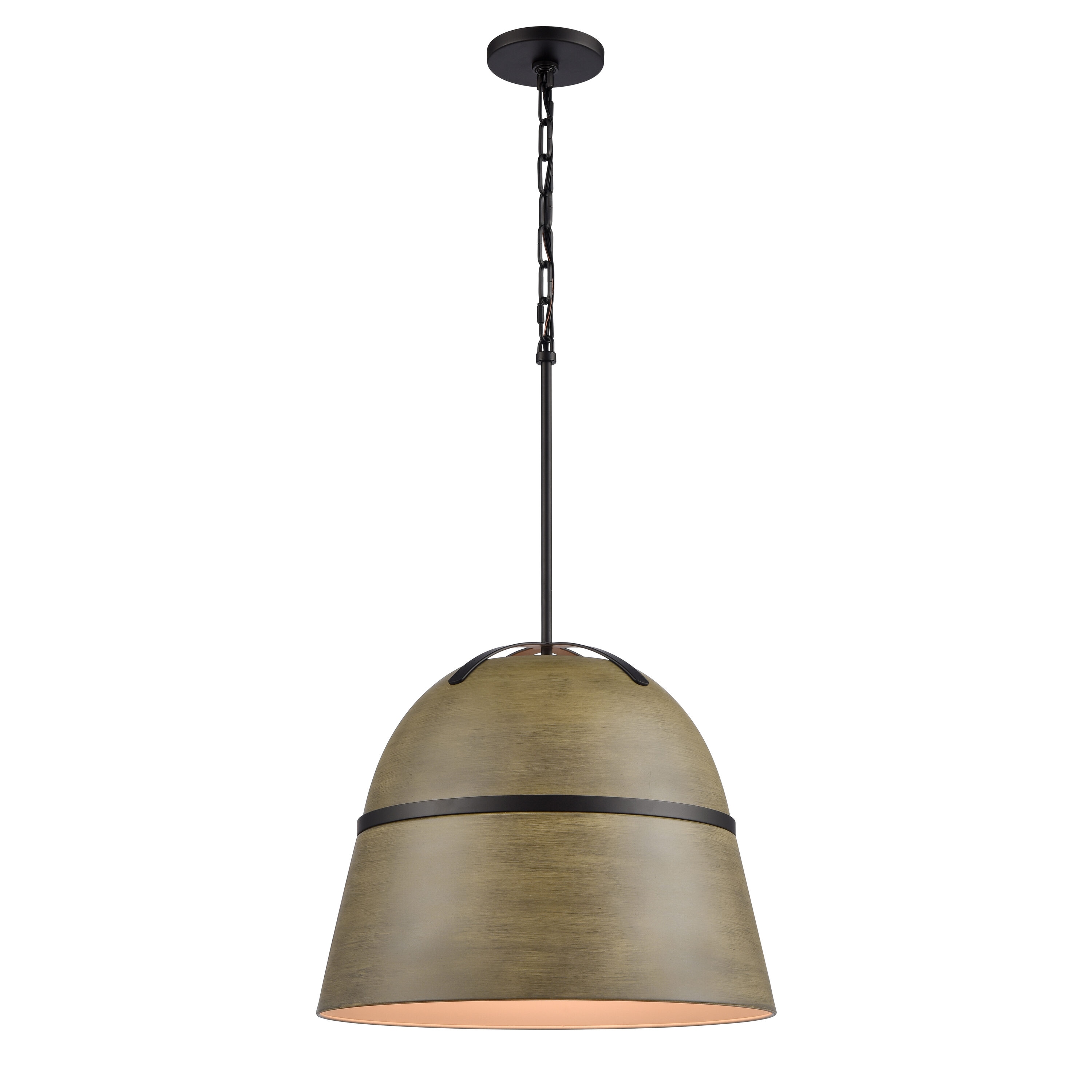 Westmore by ELK Lighting LW-202302010102 Magnolia Matte Black Transitional Dome Medium Hanging Pendant light