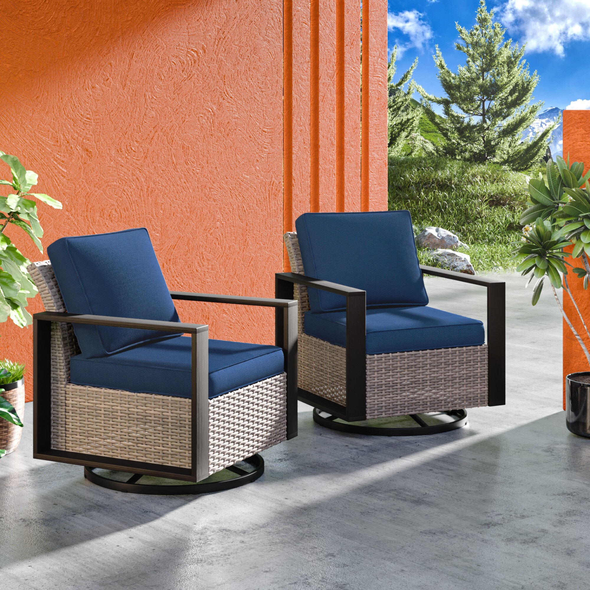 Gardenbee HGL-M28B-DKB Patio-Chairs - View #7