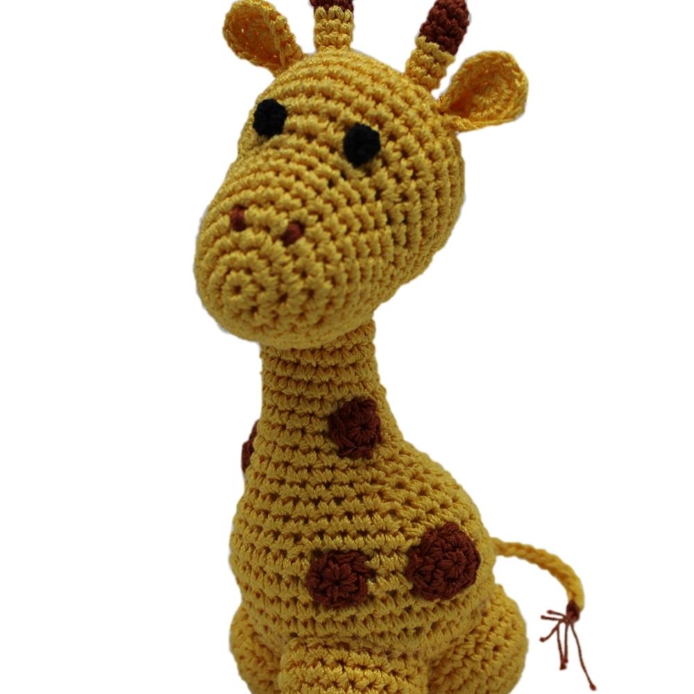 Mirage Pet Products MRPP219812 Mirage Pet 500-111 GIR Knit Knacks Louie Longneck the Giraffe Organic Cotton Dog Toy, Small