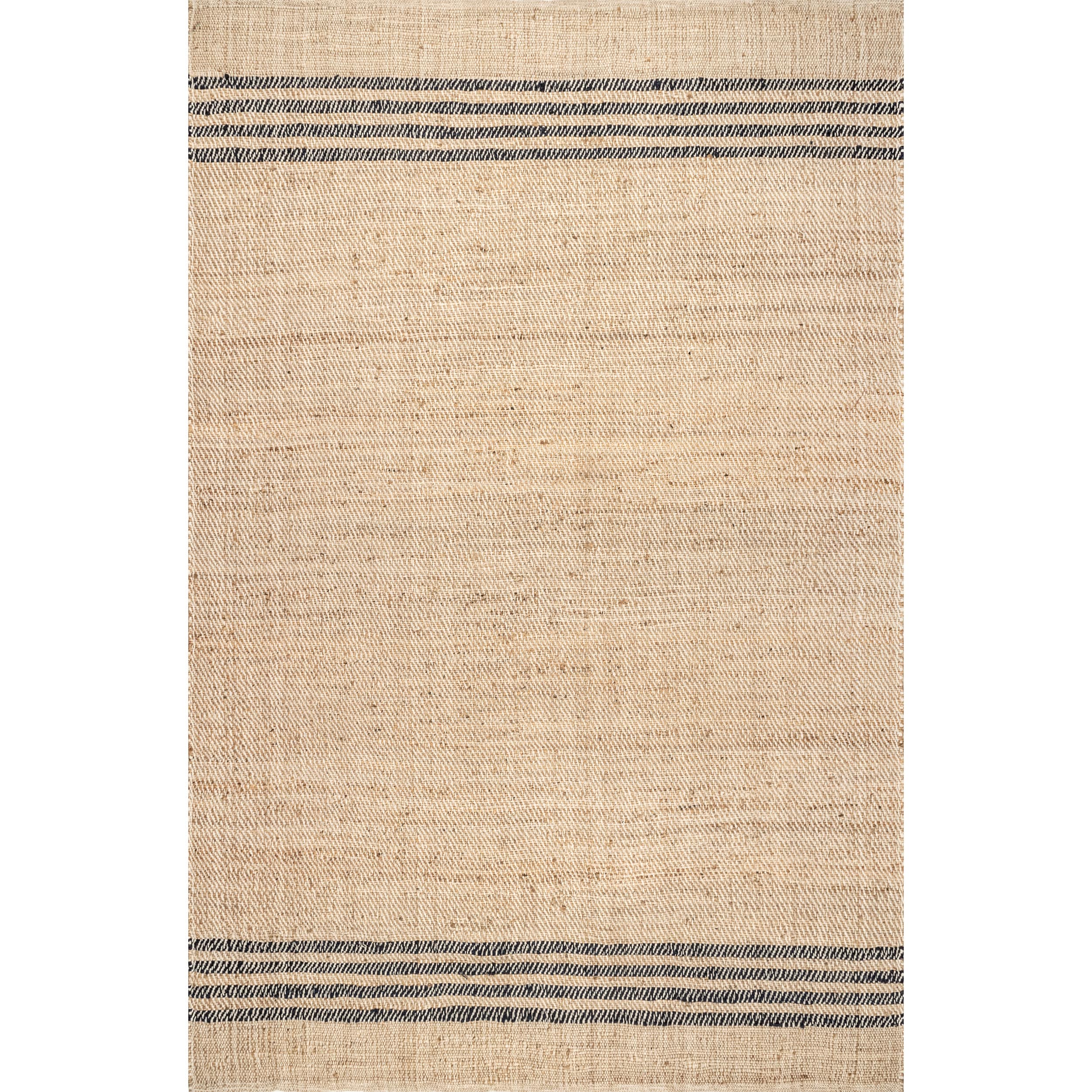 Lauren Liess Natural Jute Striped 4' x 6' Area Rug