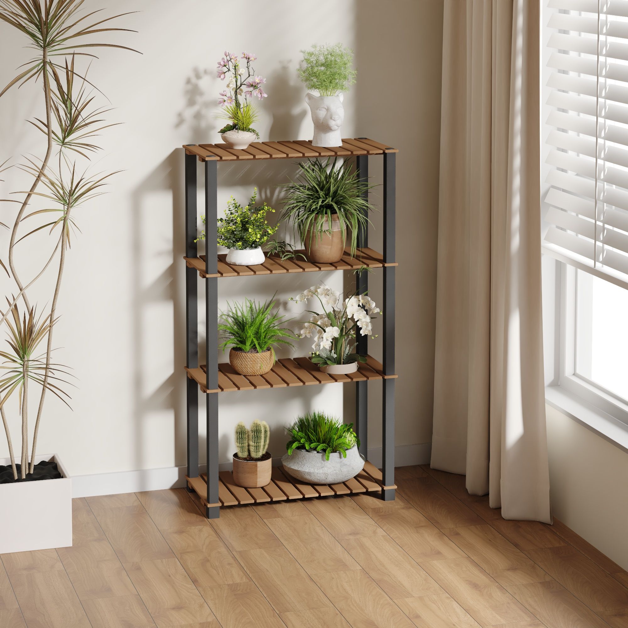 HomLux LW-22365FGBK-A Plant-Stand - View #4