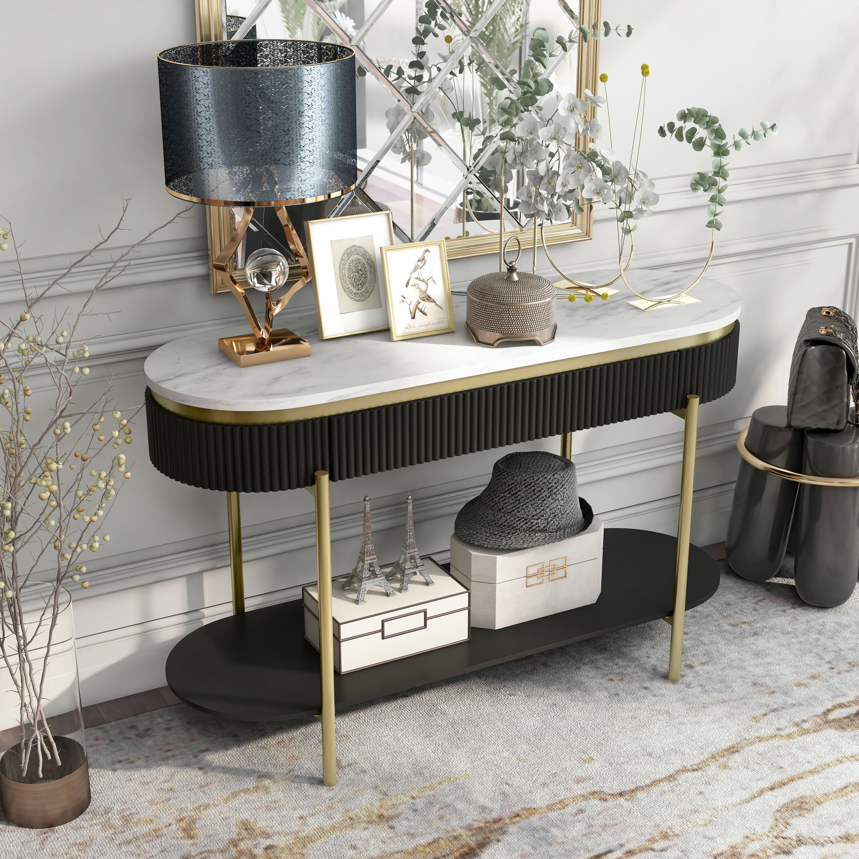 Furniture of America IDF-4412WN-3PC Accent-Table-Sets - View #20