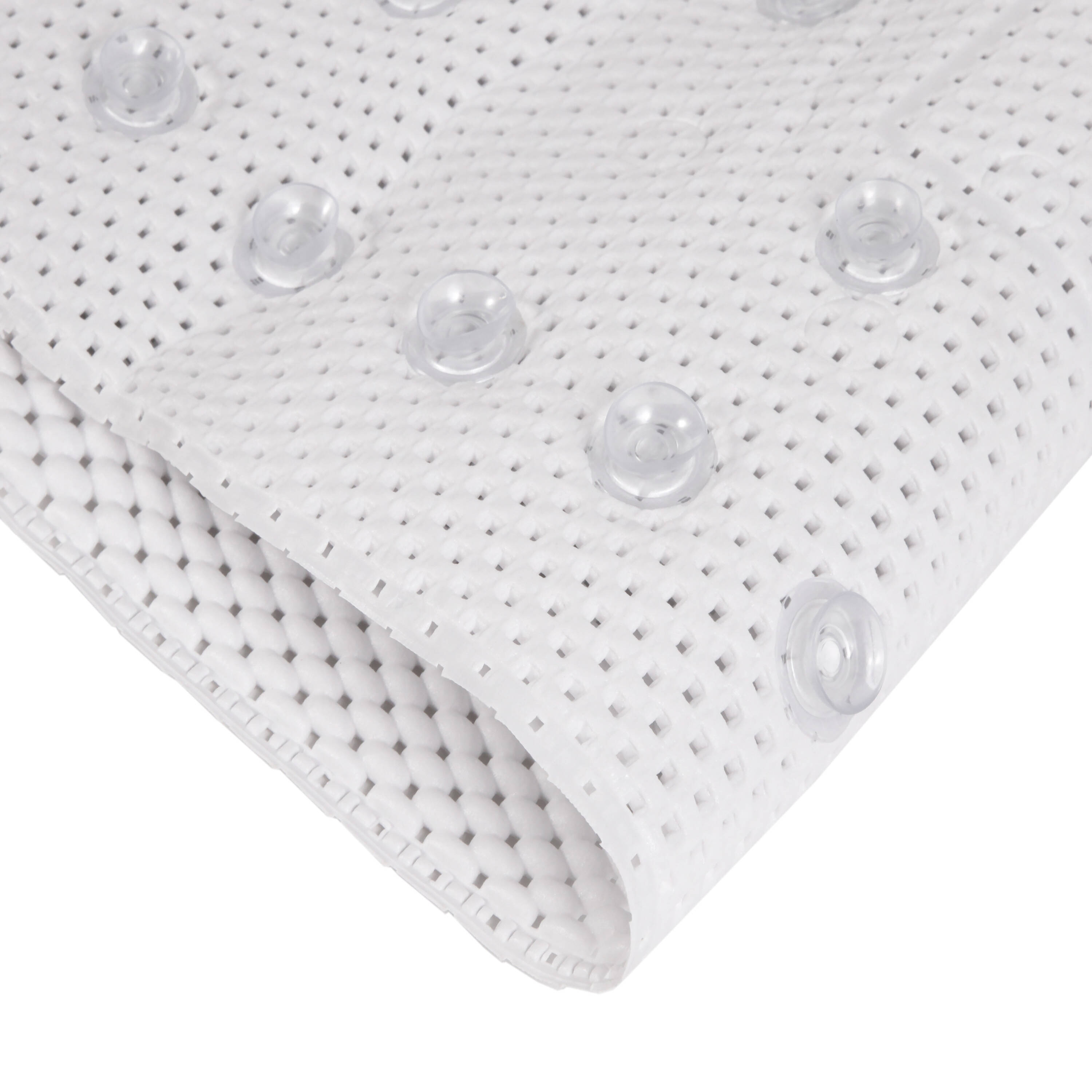 Cushioned Pillow Top Non-Slip Rubber Bathtub Mat Cream - Slipx Solutions