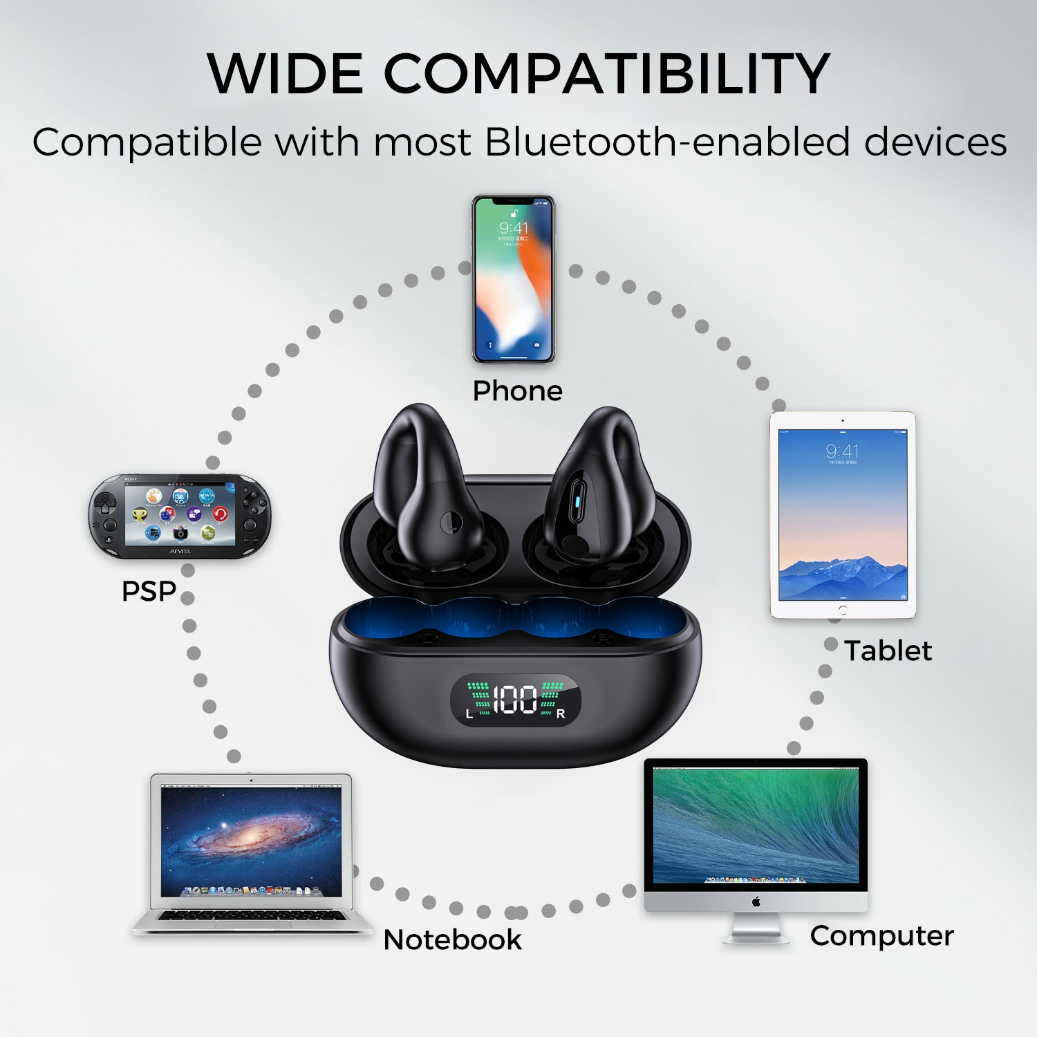 Alpha Digital Q80-BK headphones - View #7